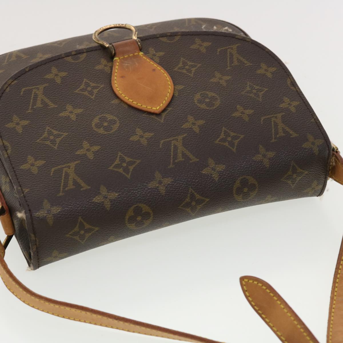 LOUIS VUITTON Monogram Saint Cloud GM Shoulder Bag M51242 LV Auth 40565