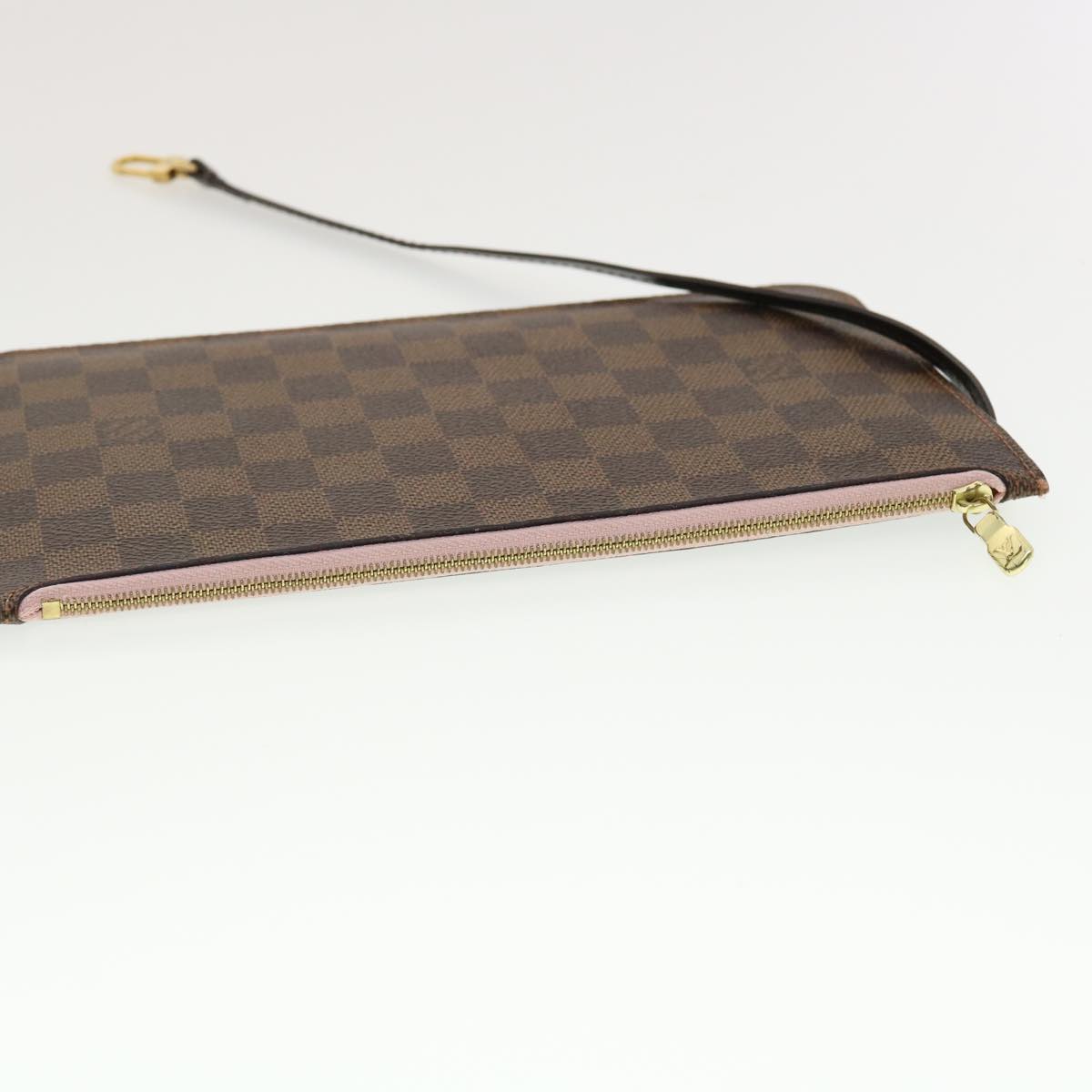 LOUIS VUITTON Damier Ebene Neverfull MM Tote Bag N51105 LV Auth 40600