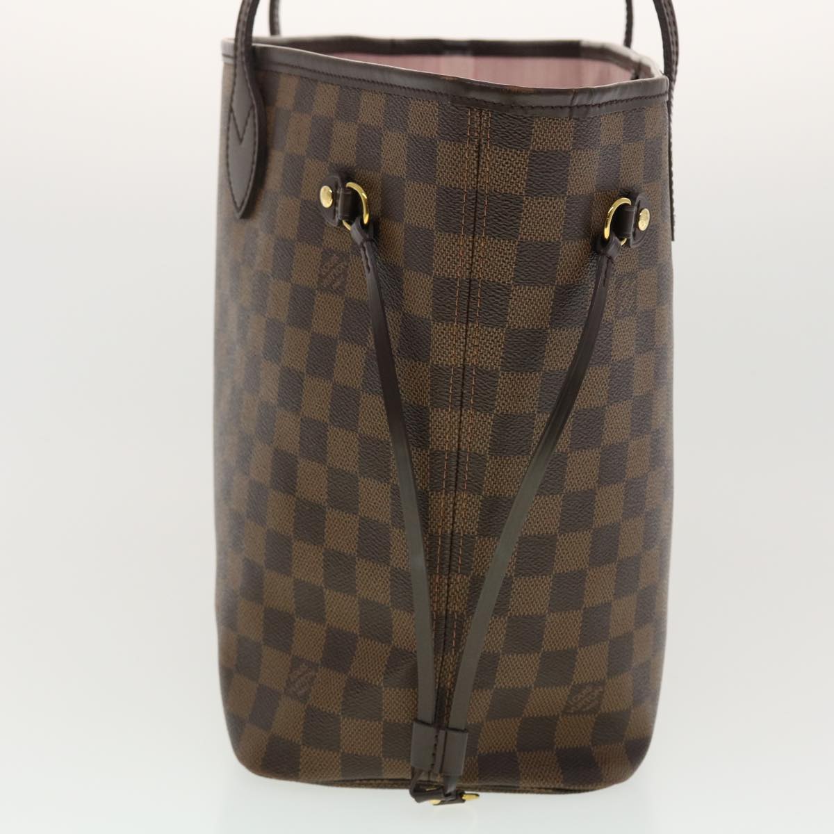 LOUIS VUITTON Damier Ebene Neverfull MM Tote Bag N51105 LV Auth 40600