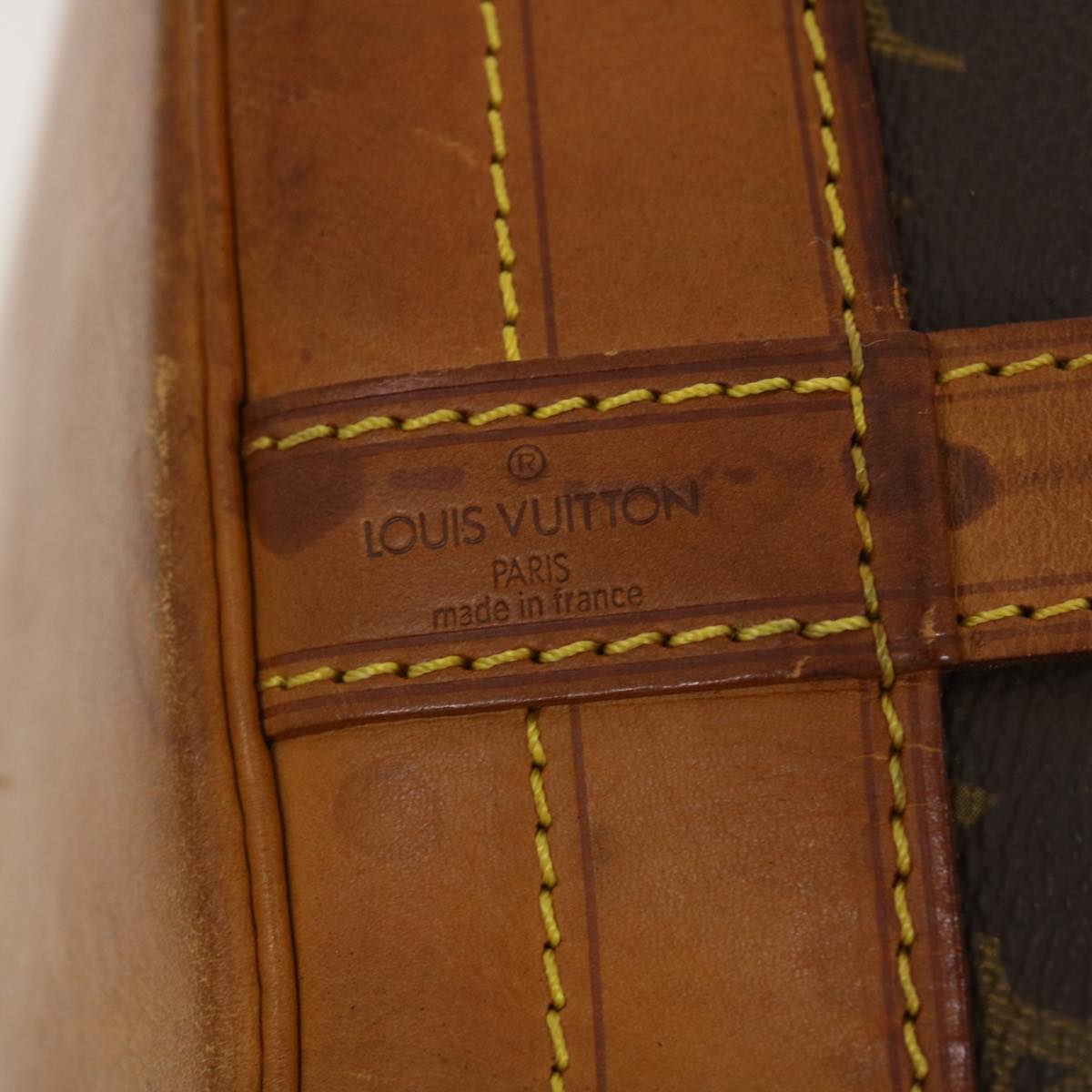 LOUIS VUITTON Monogram Noe Shoulder Bag M42224 LV Auth 40618