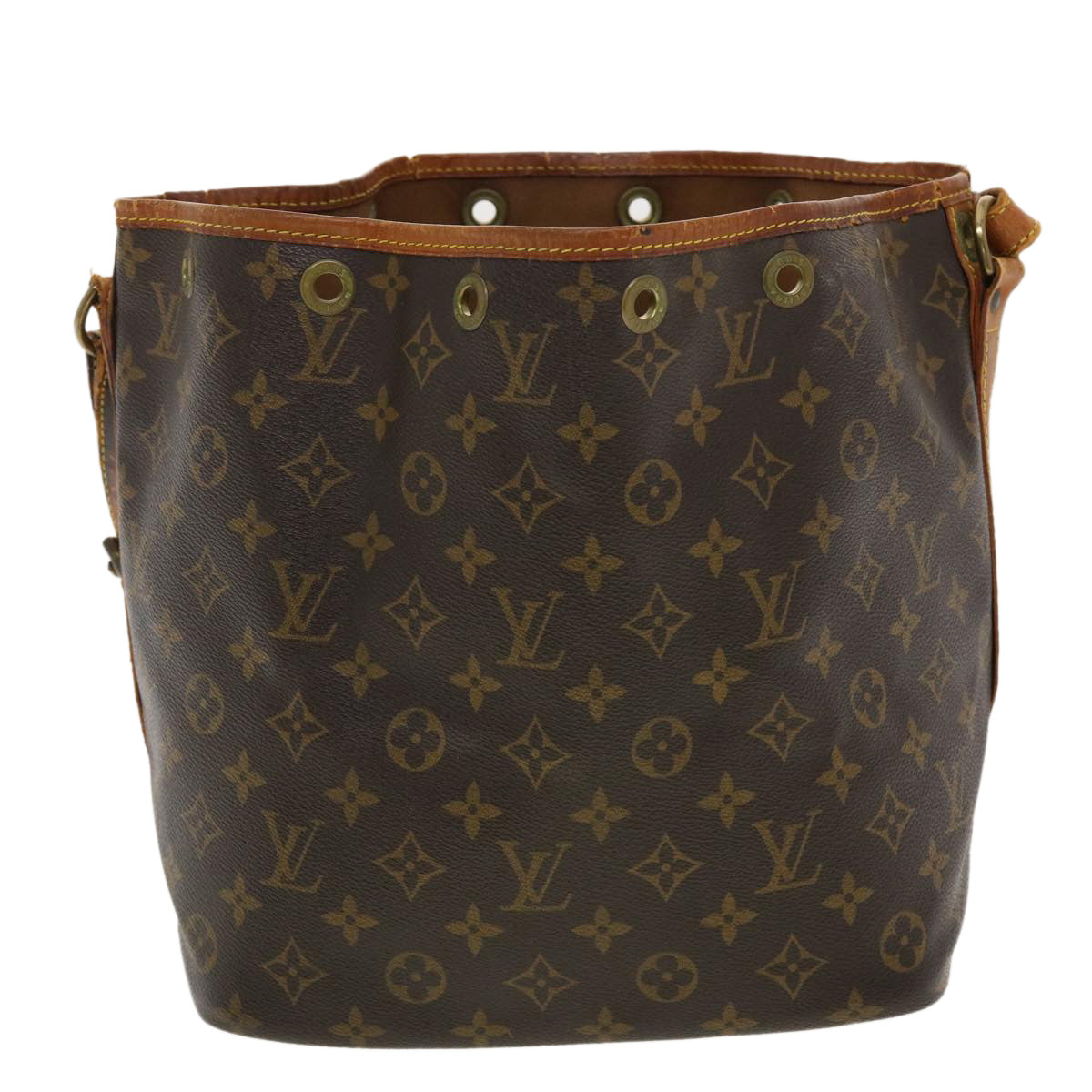 LOUIS VUITTON Monogram Petit Noe Shoulder Bag M42226 LV Auth 40620