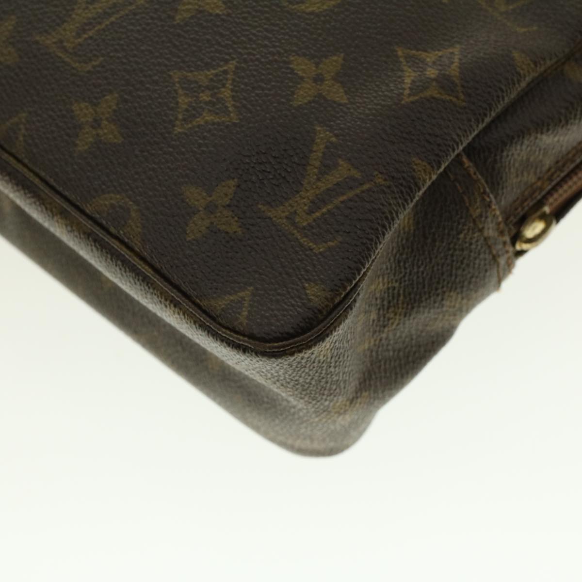 LOUIS VUITTON Monogram Trousse Toilette 28 Clutch Bag M47522 LV Auth 40632