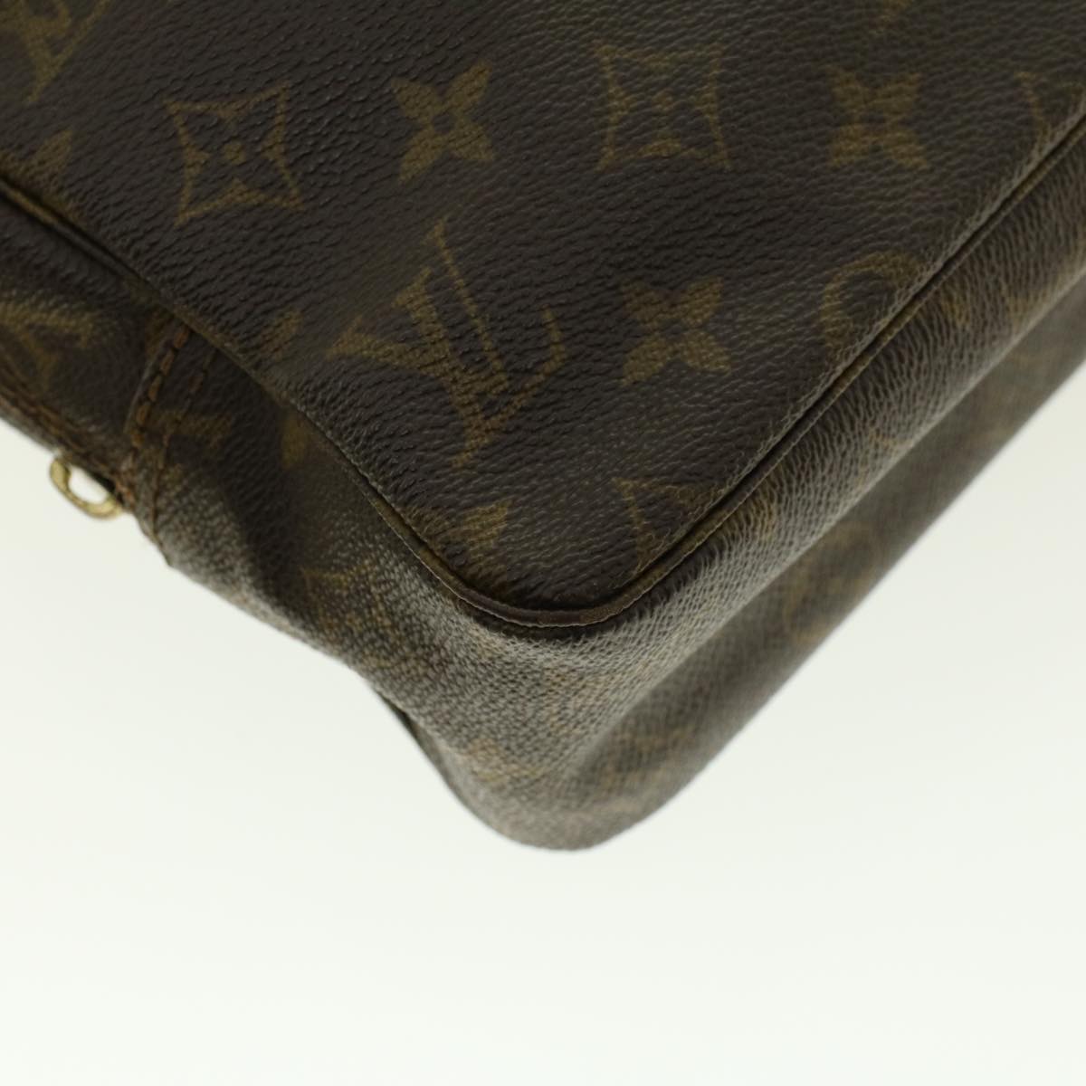 LOUIS VUITTON Monogram Trousse Toilette 28 Clutch Bag M47522 LV Auth 40632