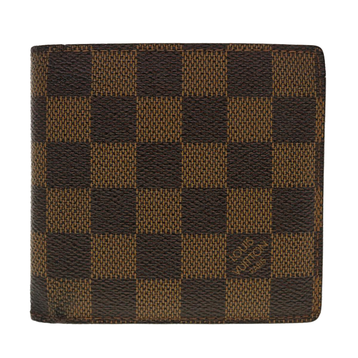 LOUIS VUITTON Damier Ebene Portefeuille Marco Bifold Wallet N61675 LV Auth 40636 - 0