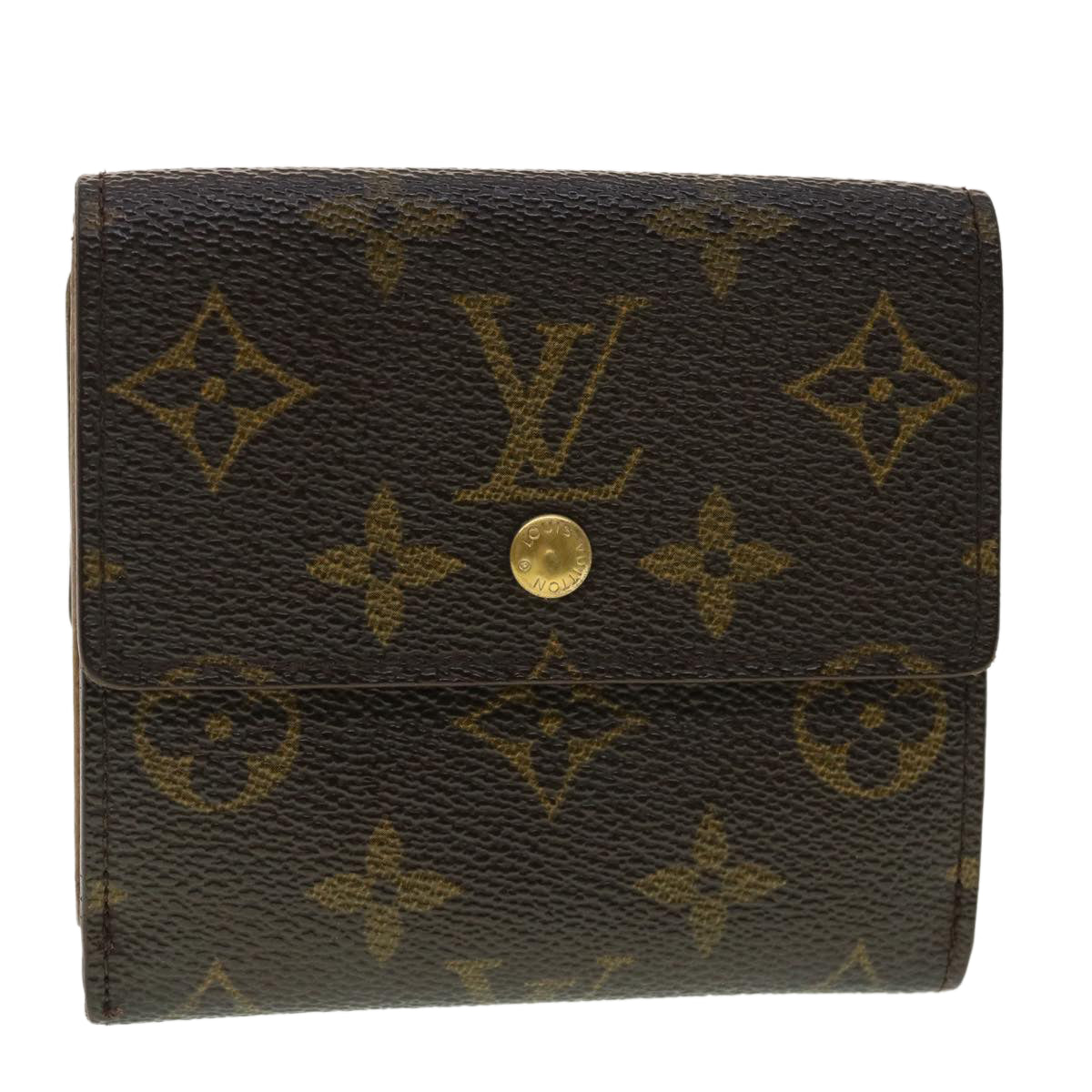 LOUIS VUITTON Monogram Portefeuille Elise Wallet M61654 LV Auth 40638