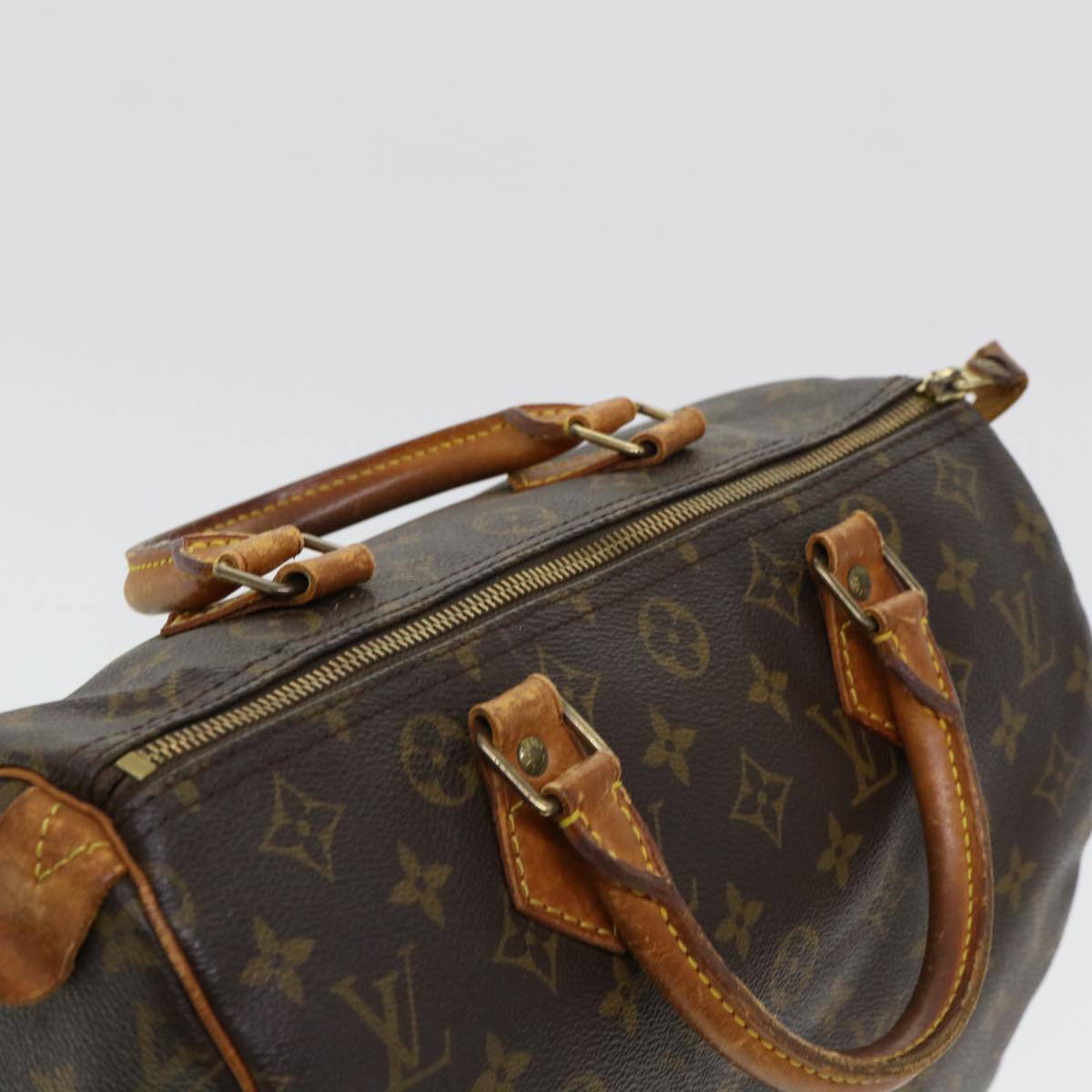 LOUIS VUITTON Monogram Speedy 30 Hand Bag M41526 LV Auth 40656