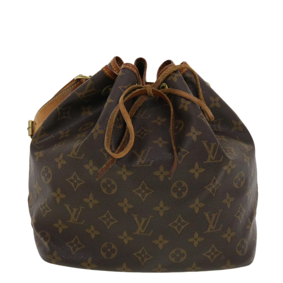 LOUIS VUITTON Monogram Petit Noe Shoulder Bag M42226 LV Auth 40661