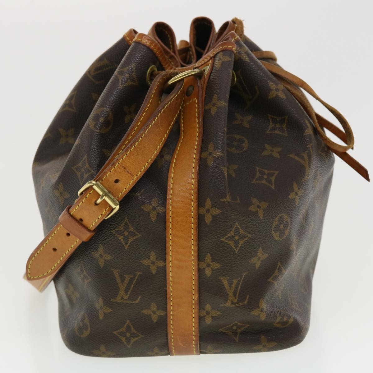 LOUIS VUITTON Monogram Petit Noe Shoulder Bag M42226 LV Auth 40661