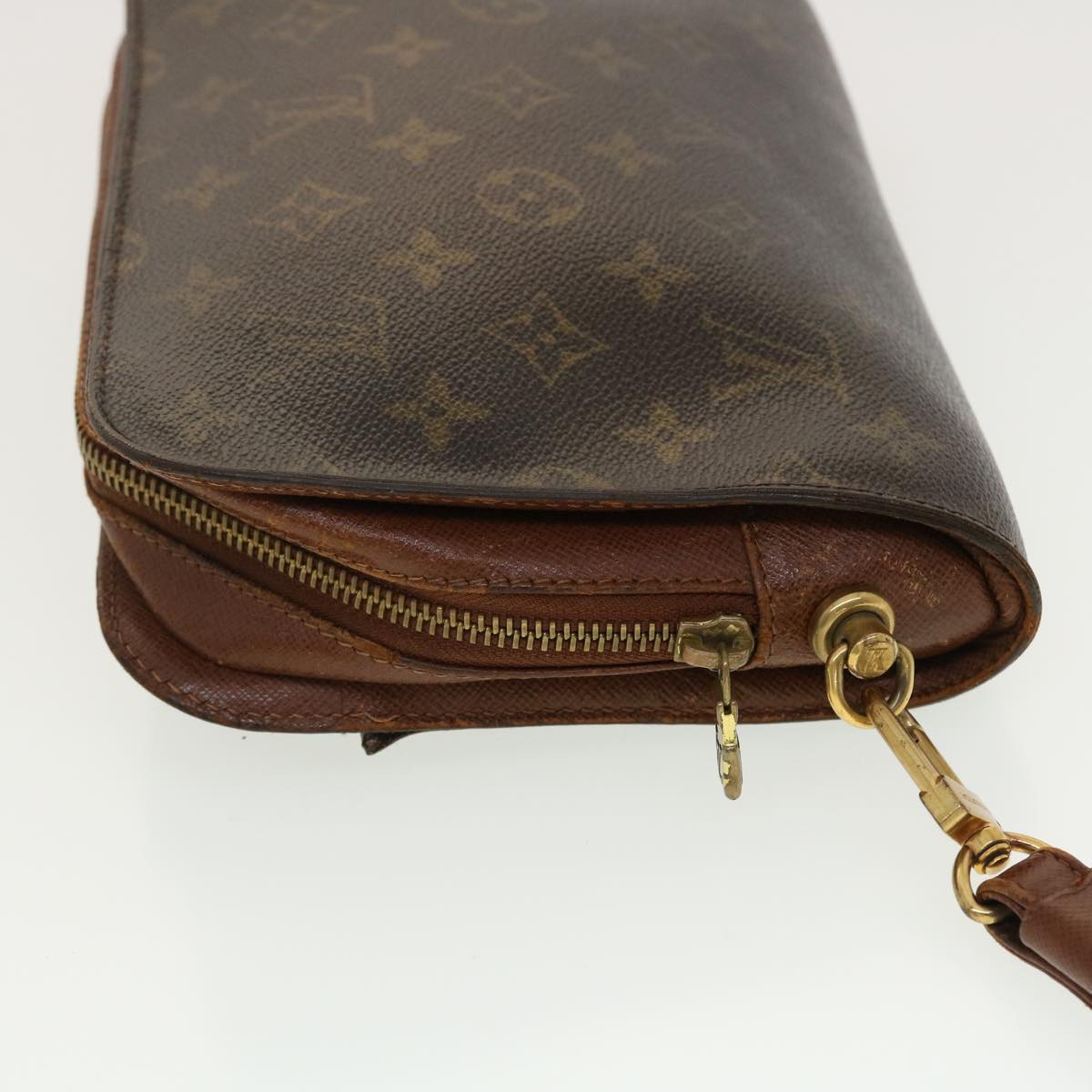 LOUIS VUITTON Monogram Orsay Clutch Bag M51790 LV Auth 40667