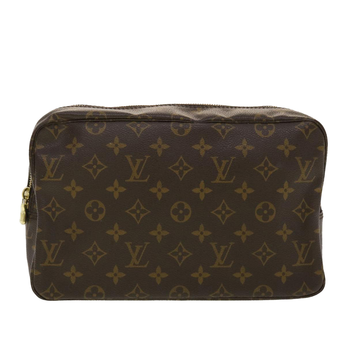 LOUIS VUITTON Monogram Trousse Toilette 28 Clutch Bag M47522 LV Auth 40668