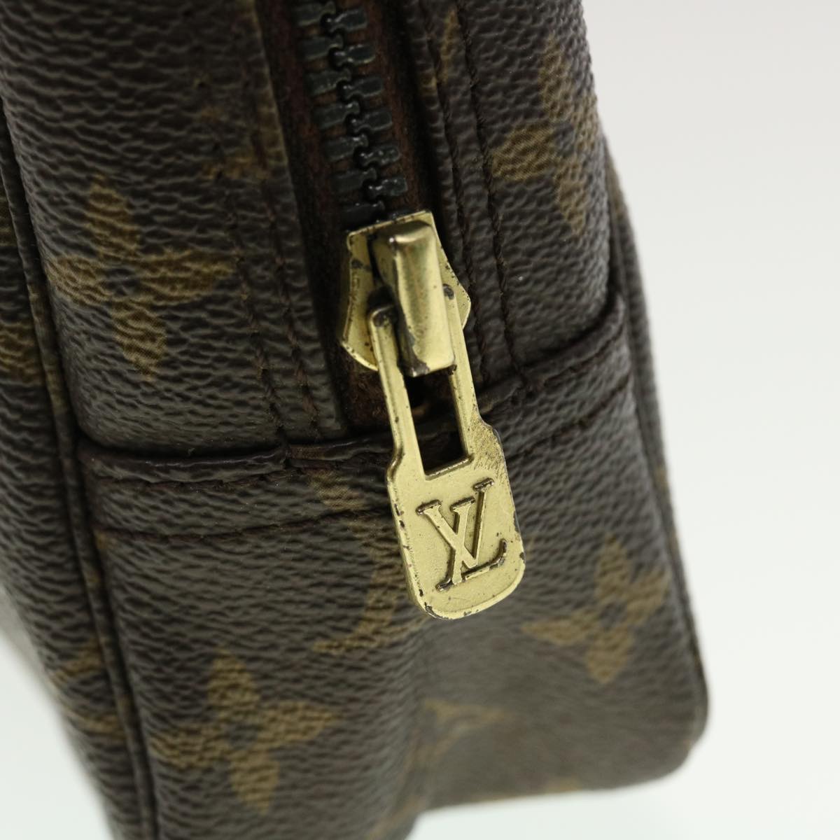 LOUIS VUITTON Monogram Trousse Toilette 23 Clutch Bag M47524 LV Auth 40669