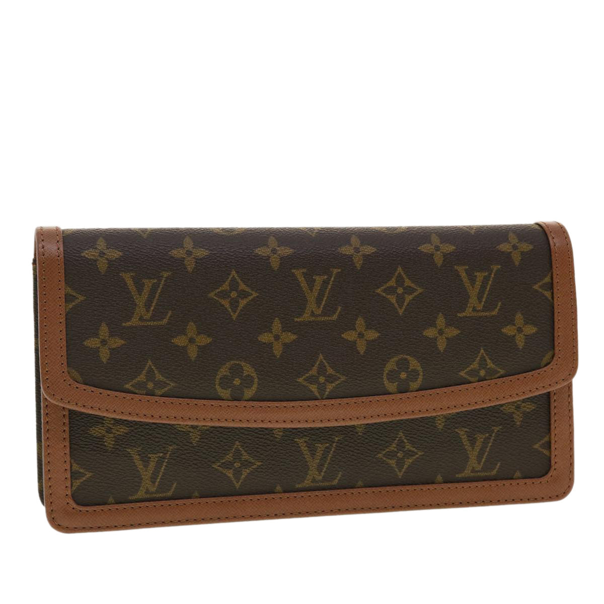 LOUIS VUITTON Monogram Pochette Dam PM Clutch Bag M51812 LV Auth 40674A