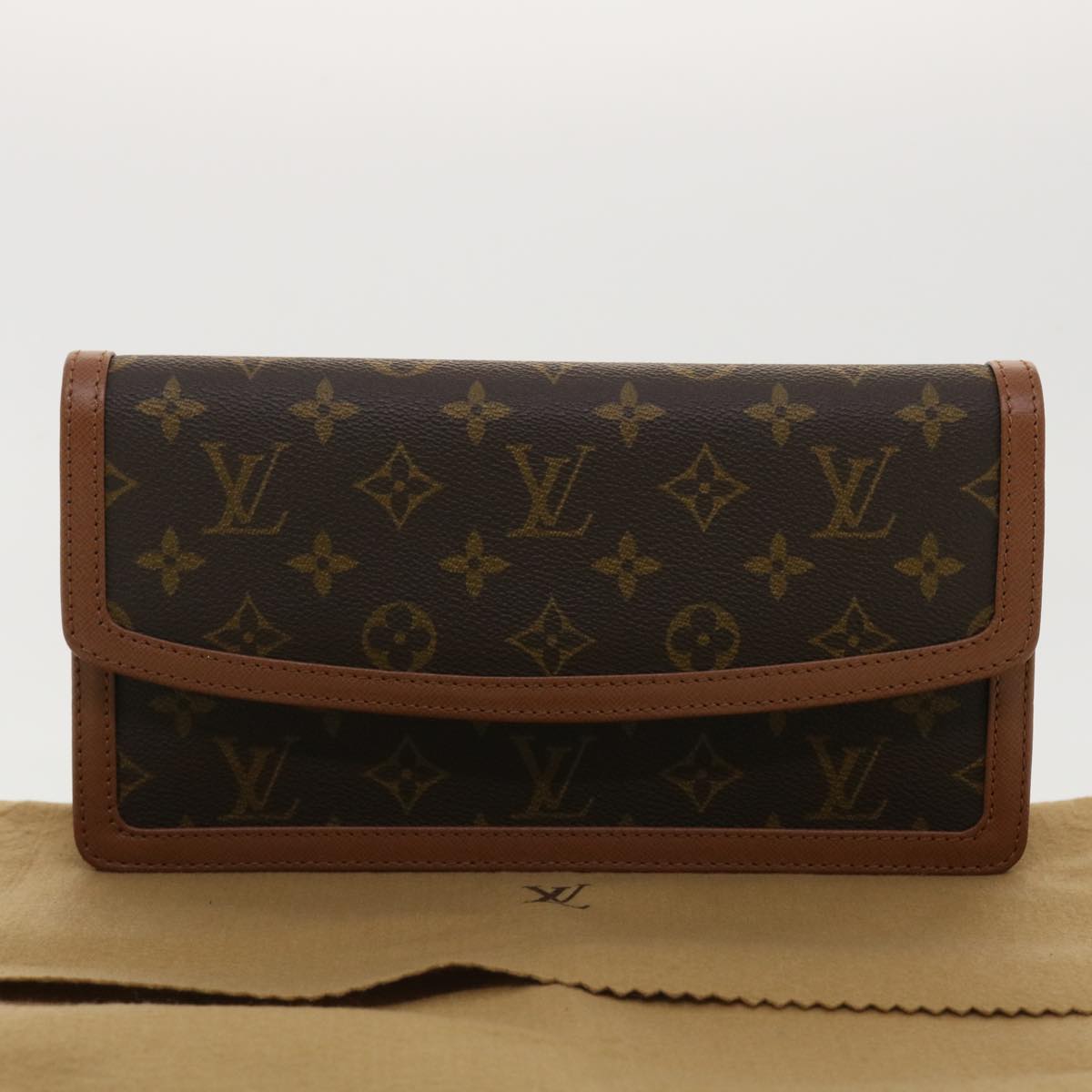 LOUIS VUITTON Monogram Pochette Dam PM Clutch Bag M51812 LV Auth 40674A