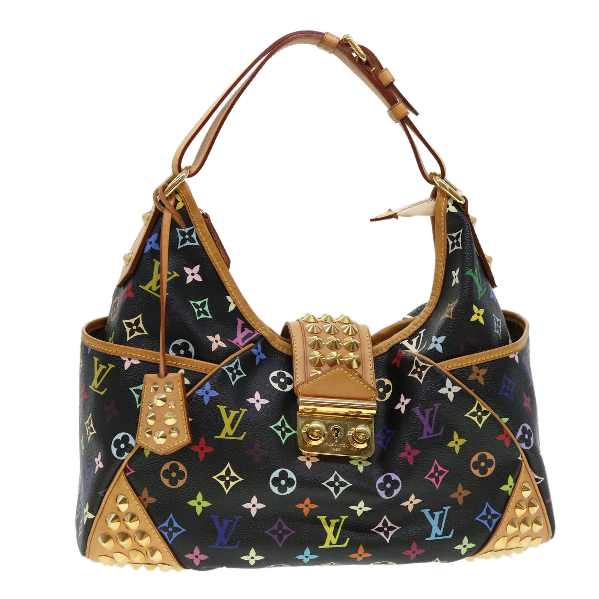 LOUIS VUITTON Monogram Multicolor Chrissy MM Shoulder Bag M40310 LV Auth 40697A