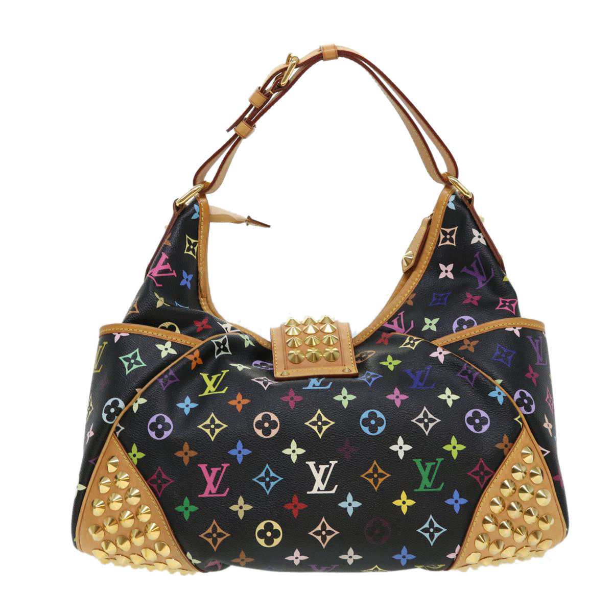 LOUIS VUITTON Monogram Multicolor Chrissy MM Shoulder Bag M40310 LV Auth 40697A - 0