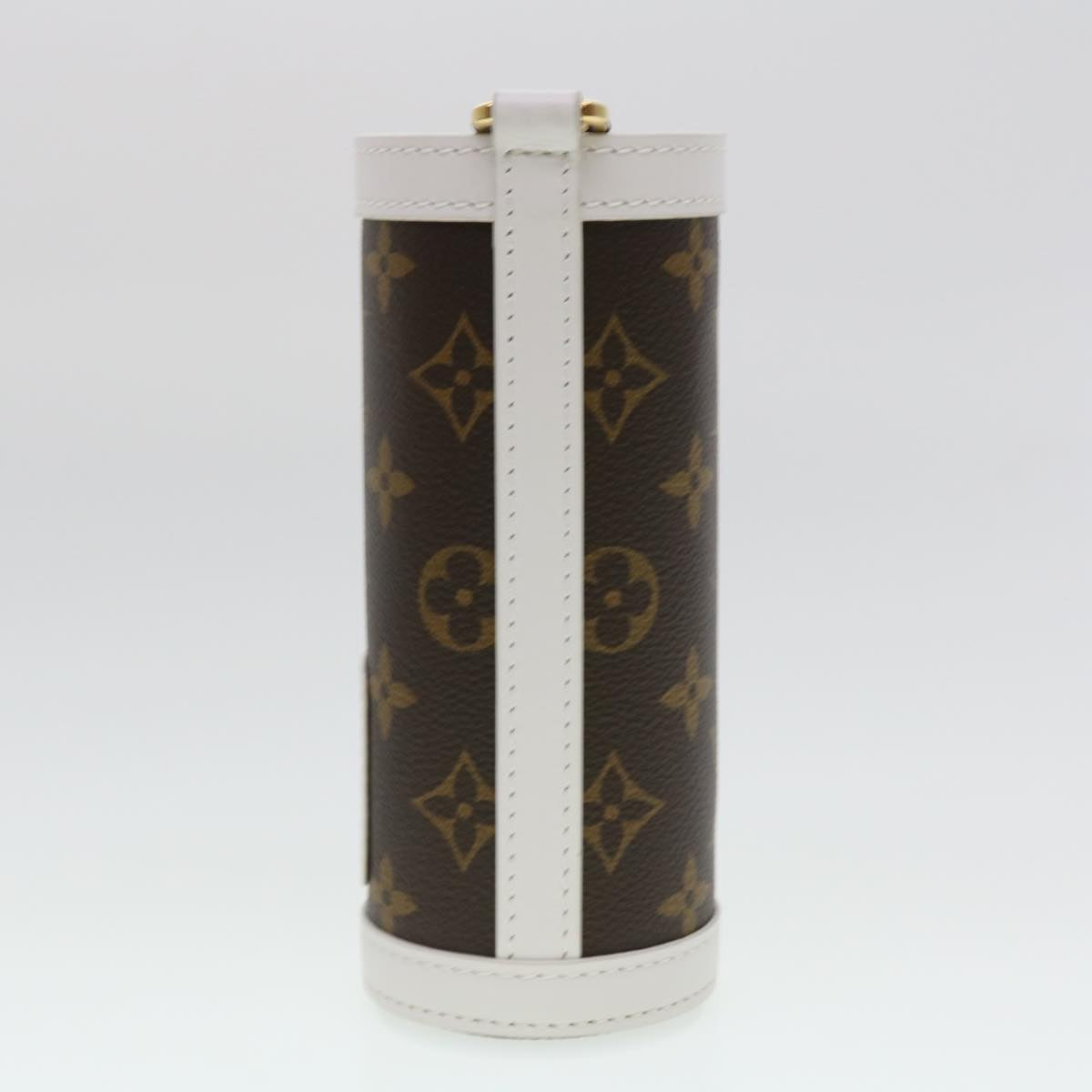 LOUIS VUITTON Monogram NBA FLASK HOLDER Water Bottle Blue Red GI0565 Auth 40703A