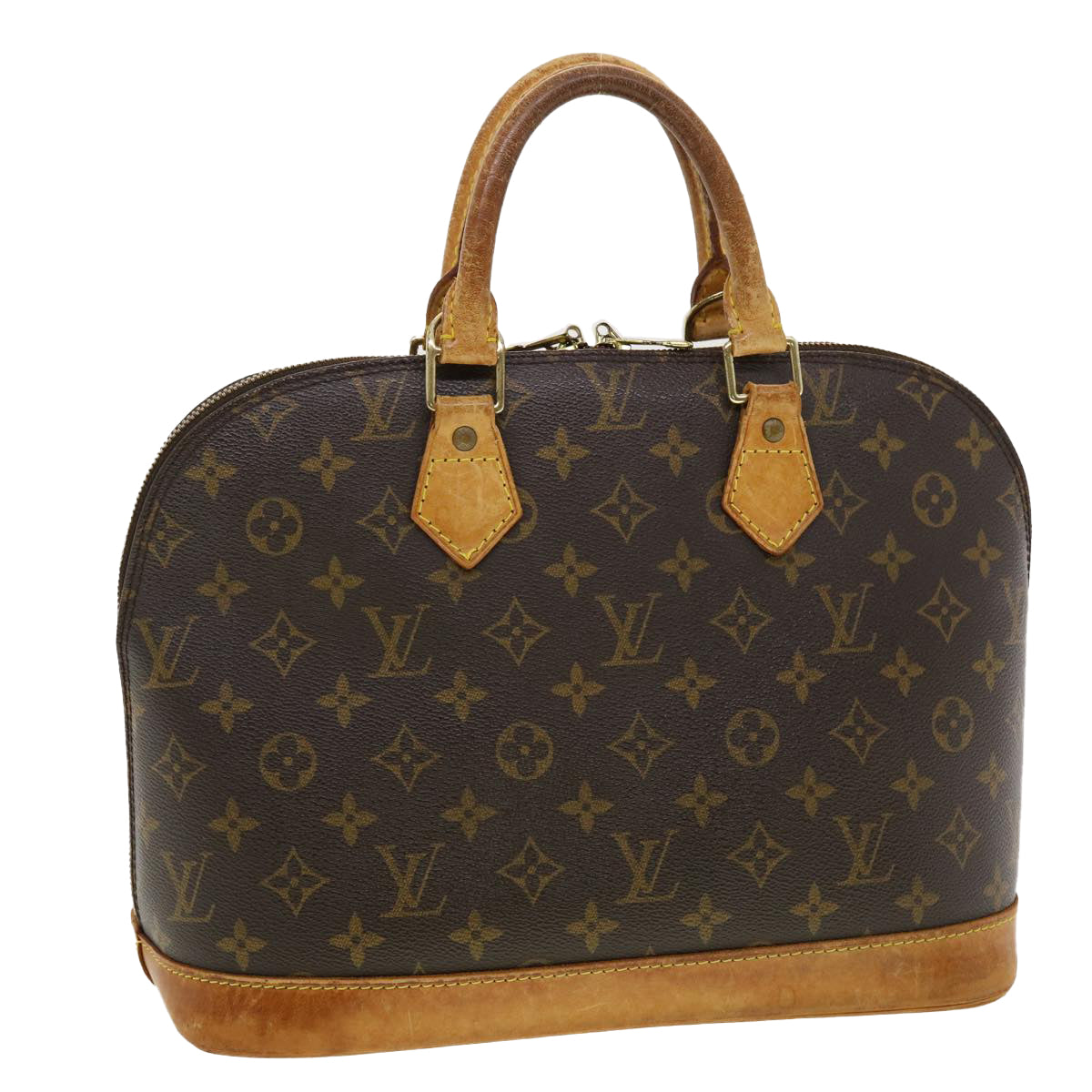 LOUIS VUITTON Monogram Alma Hand Bag M51130 LV Auth 40721