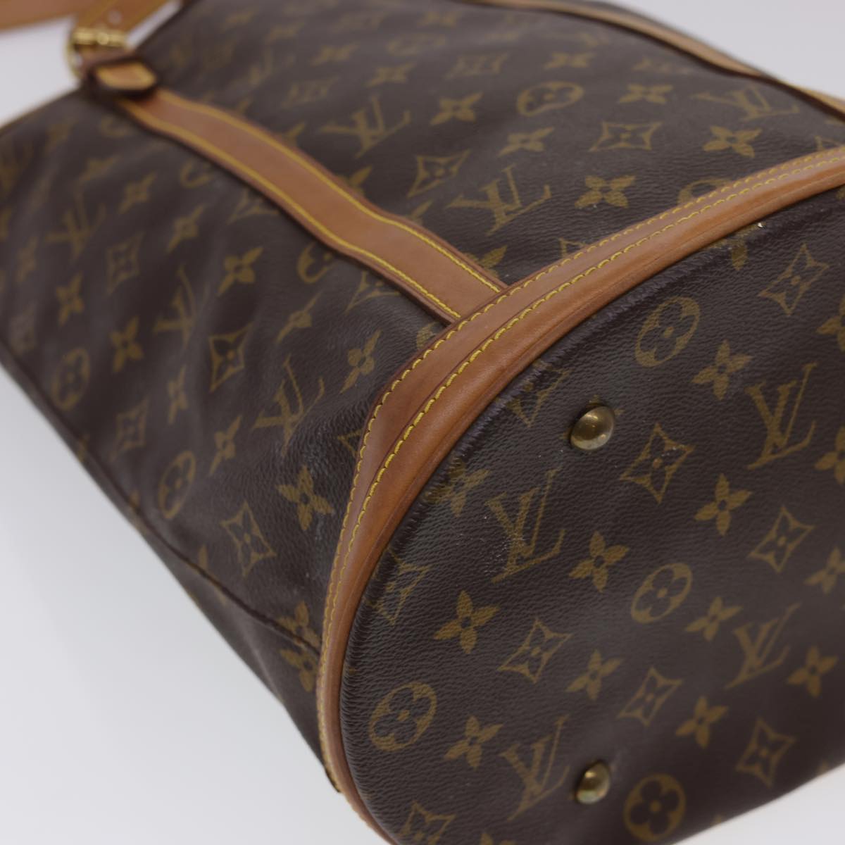 LOUIS VUITTON Monogram Bucket GM Shoulder Bag M42236 LV Auth 40740