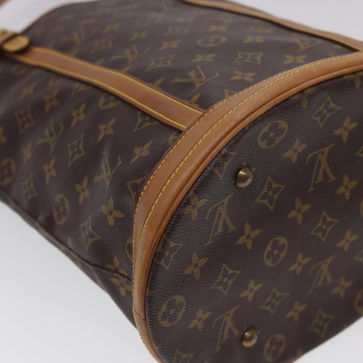 LOUIS VUITTON Monogram Bucket GM Shoulder Bag M42236 LV Auth 40740