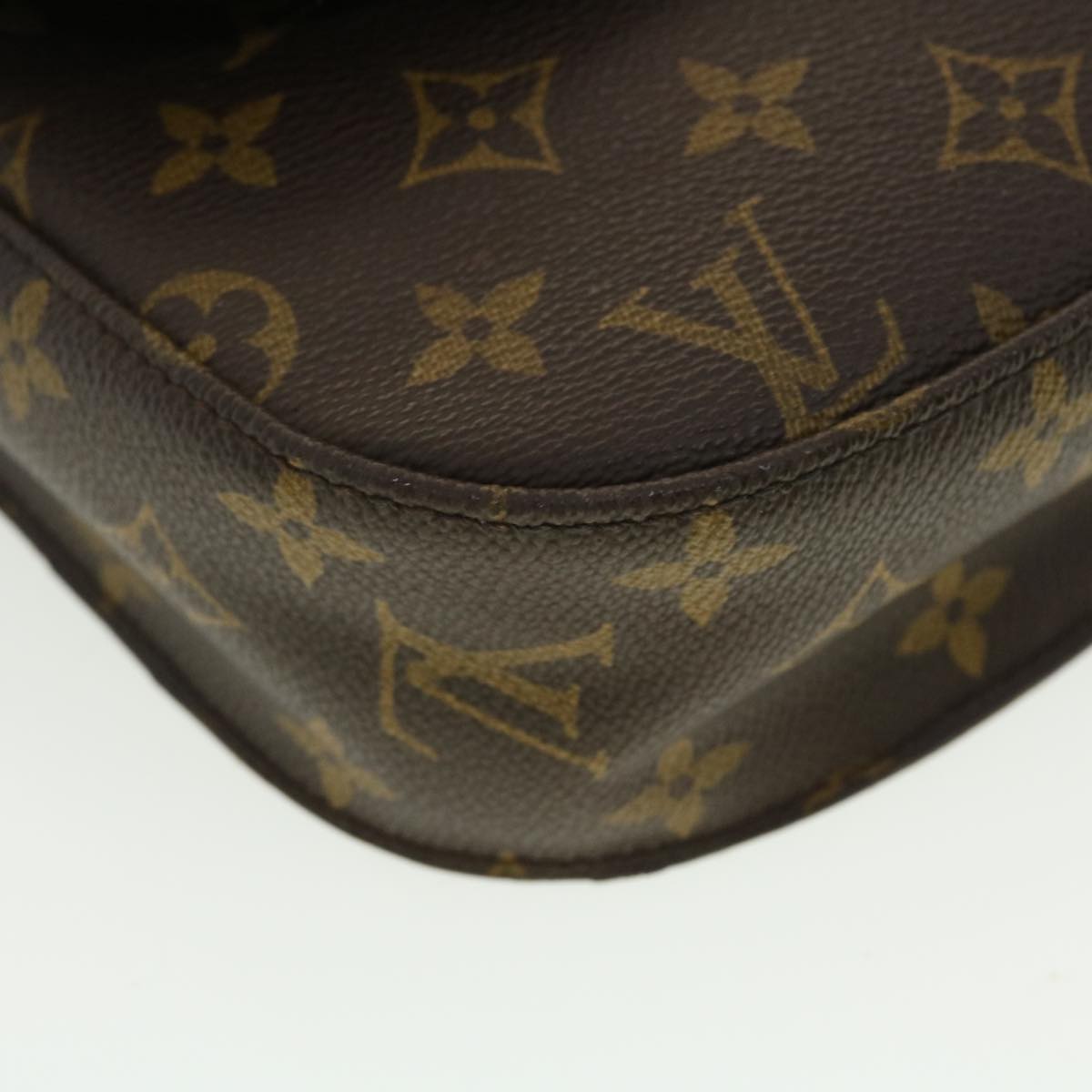 LOUIS VUITTON Monogram Saint Cloud GM Shoulder Bag M51242 LV Auth 40762