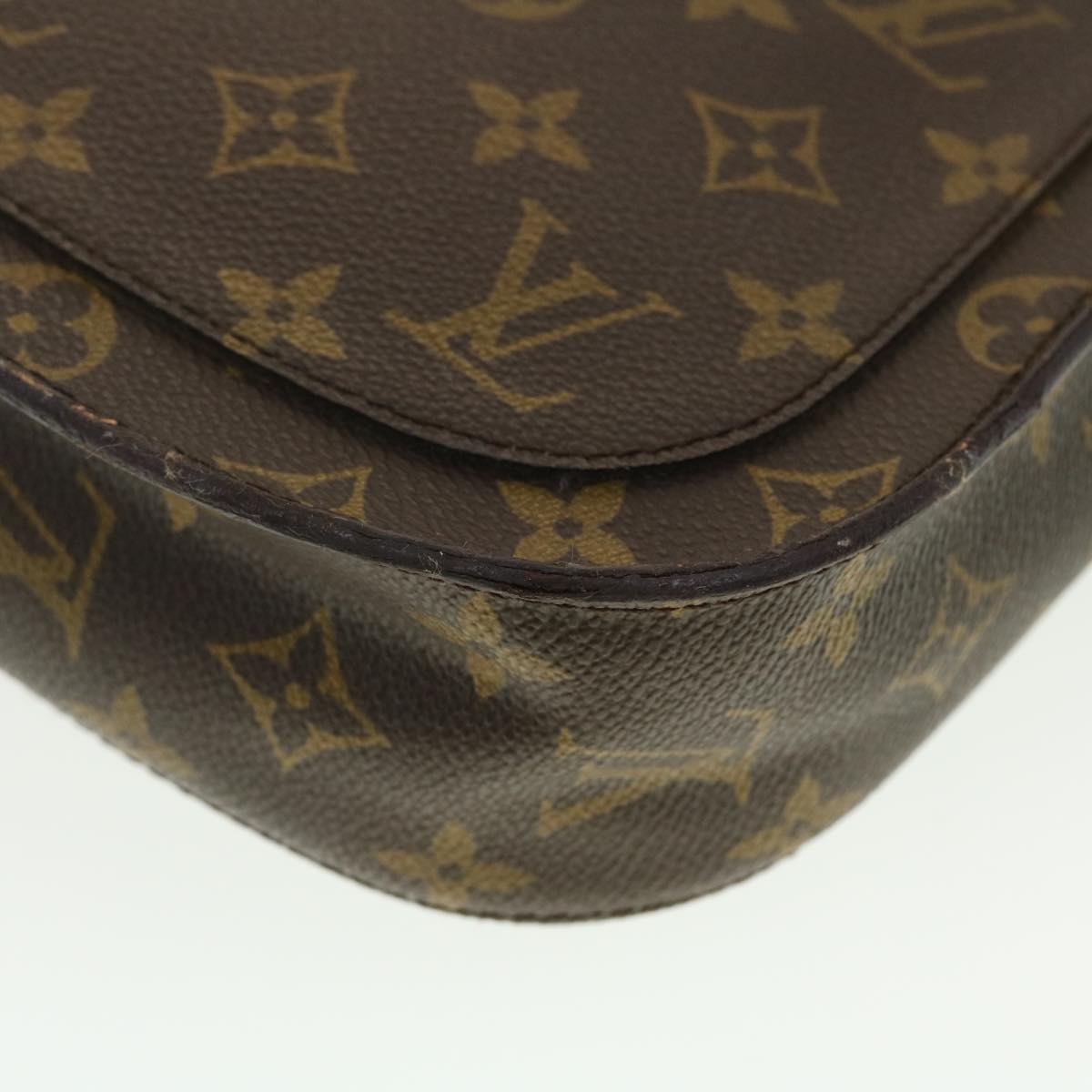 LOUIS VUITTON Monogram Saint Cloud GM Shoulder Bag M51242 LV Auth 40762