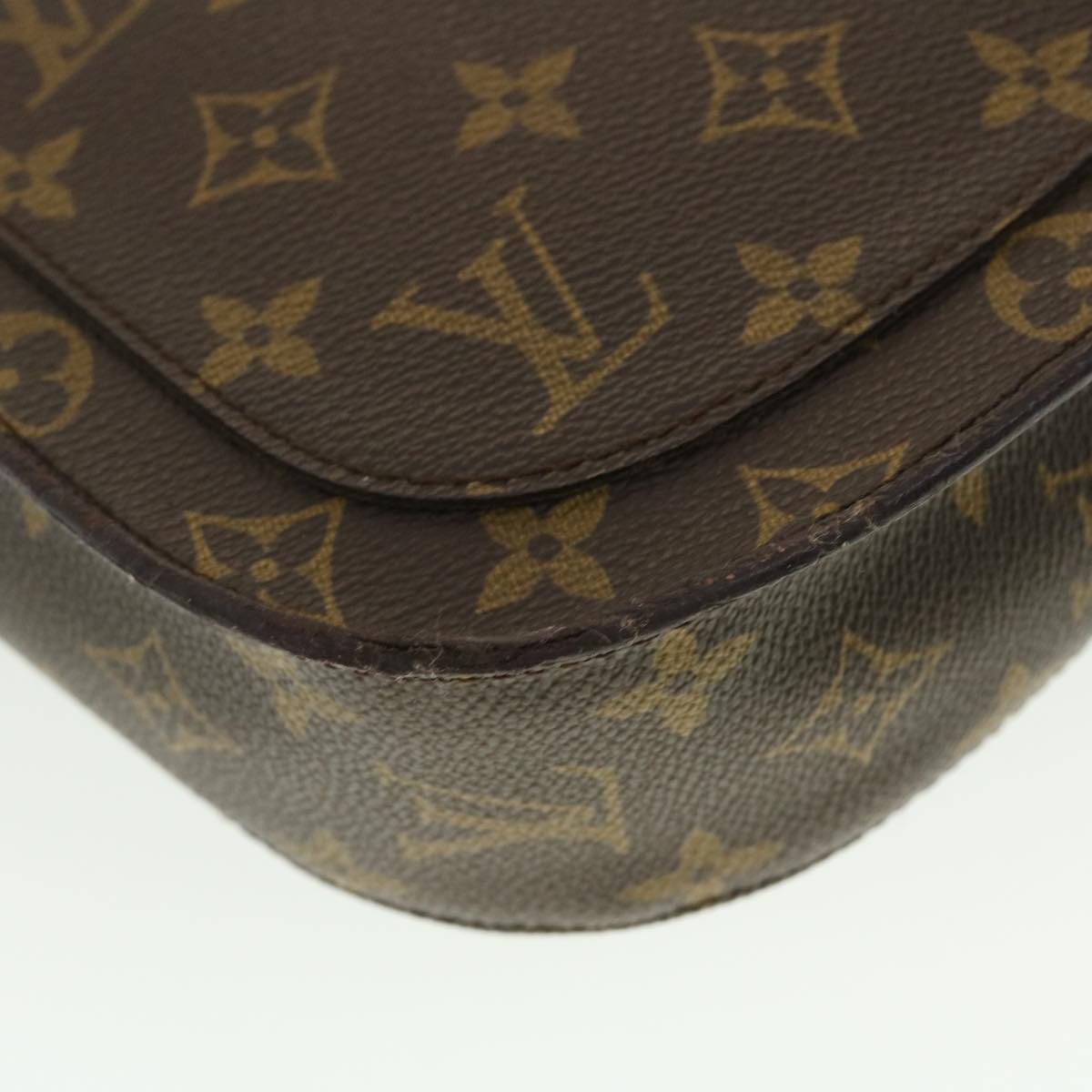 LOUIS VUITTON Monogram Saint Cloud GM Shoulder Bag M51242 LV Auth 40762