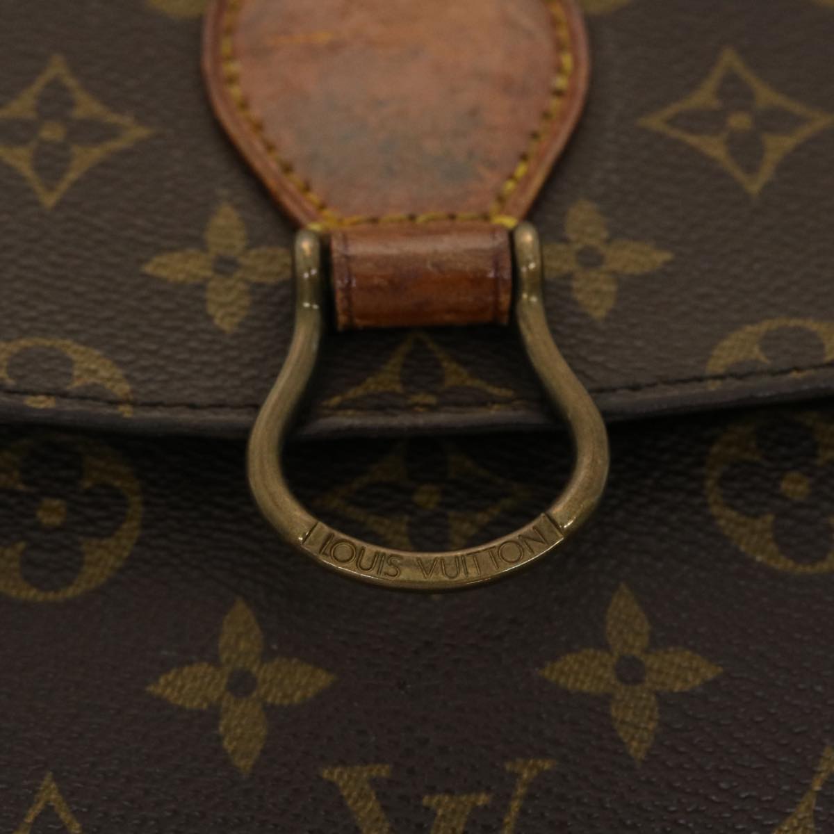 LOUIS VUITTON Monogram Saint Cloud GM Shoulder Bag M51242 LV Auth 40762