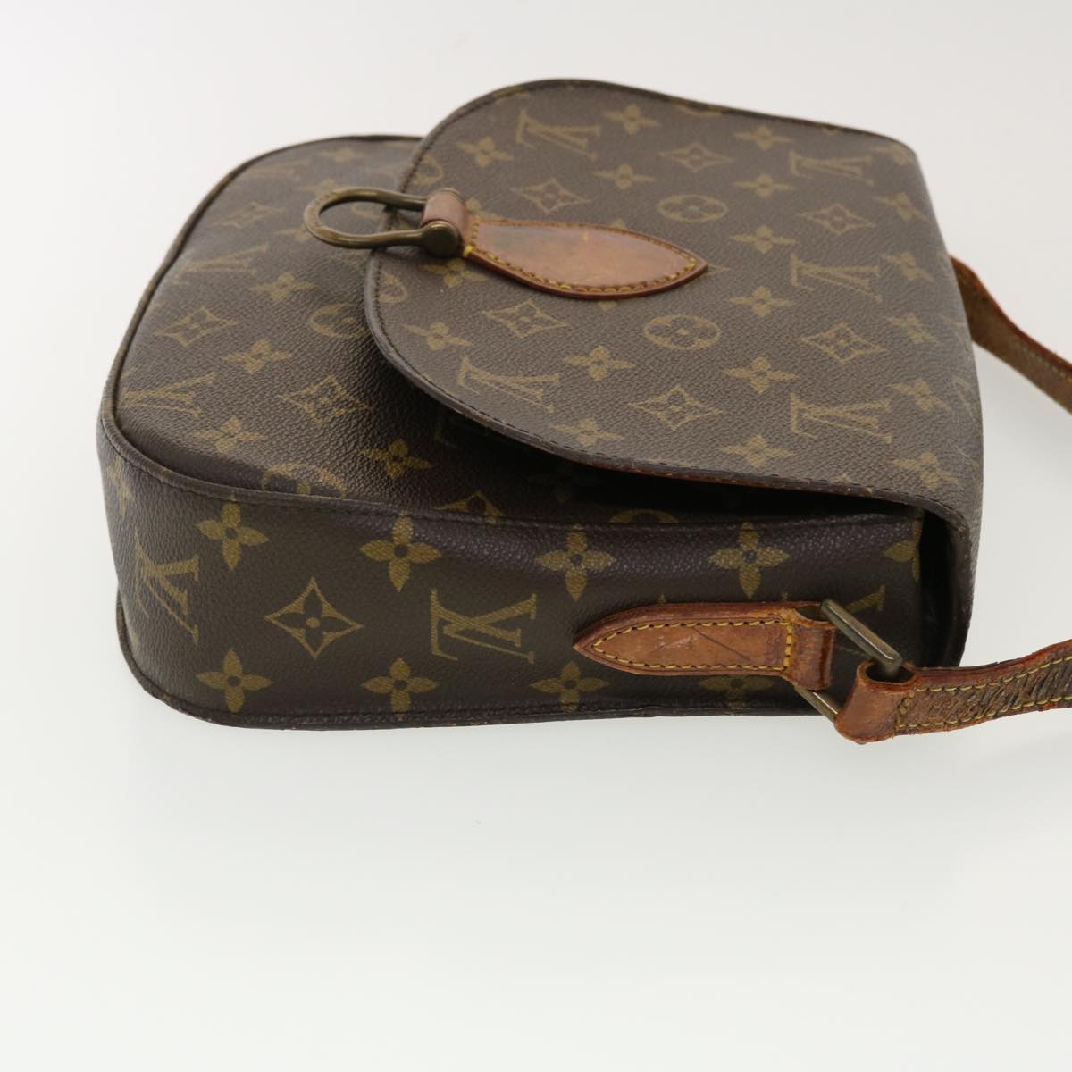 LOUIS VUITTON Monogram Saint Cloud GM Shoulder Bag M51242 LV Auth 40762