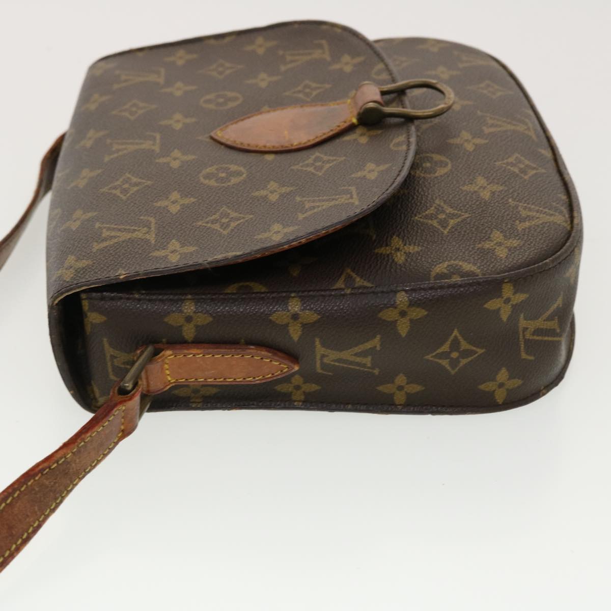 LOUIS VUITTON Monogram Saint Cloud GM Shoulder Bag M51242 LV Auth 40762