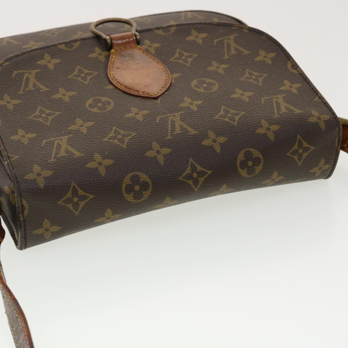 LOUIS VUITTON Monogram Saint Cloud GM Shoulder Bag M51242 LV Auth 40762