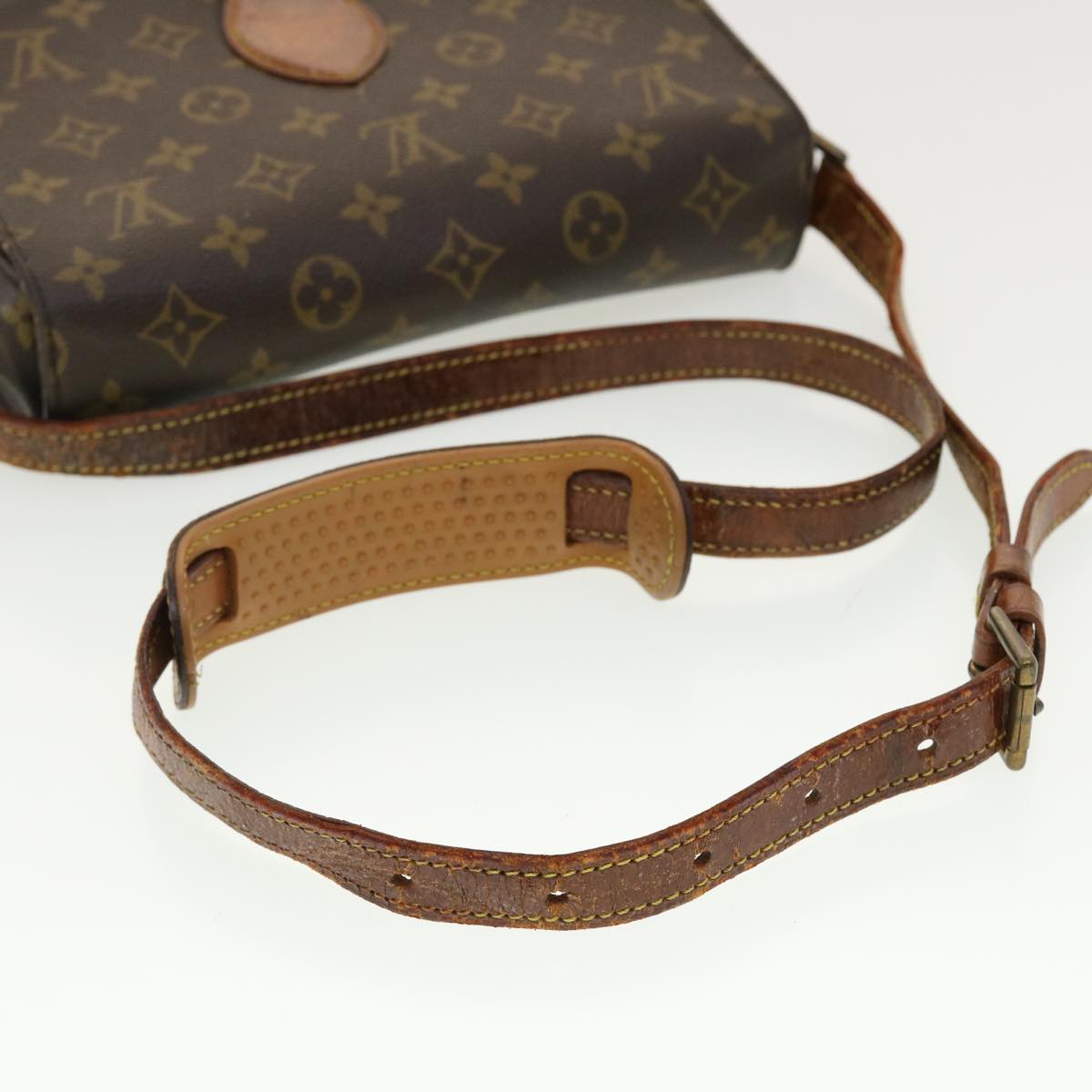 LOUIS VUITTON Monogram Saint Cloud GM Shoulder Bag M51242 LV Auth 40762