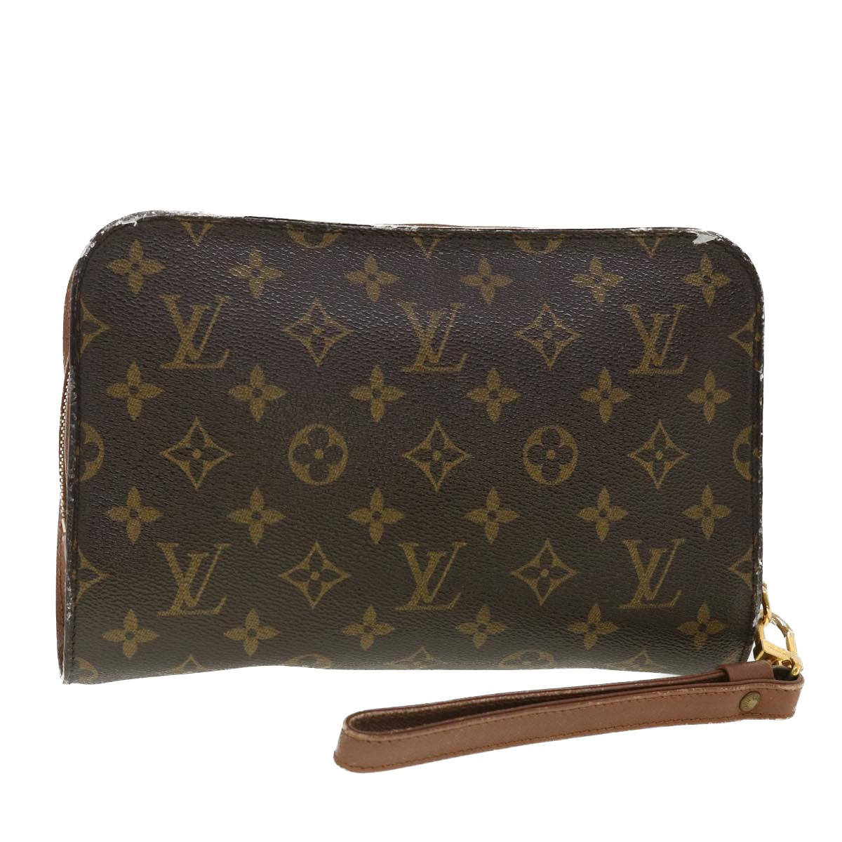 LOUIS VUITTON Monogram Orsay Clutch Bag M51790 LV Auth 40782