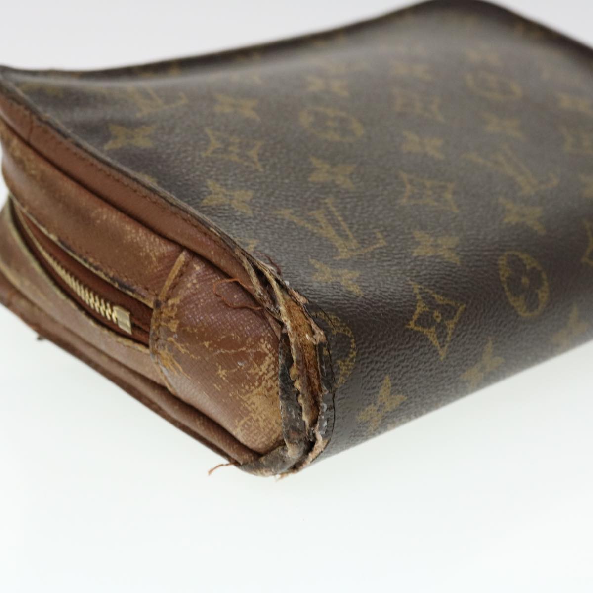 LOUIS VUITTON Monogram Orsay Clutch Bag M51790 LV Auth 40783