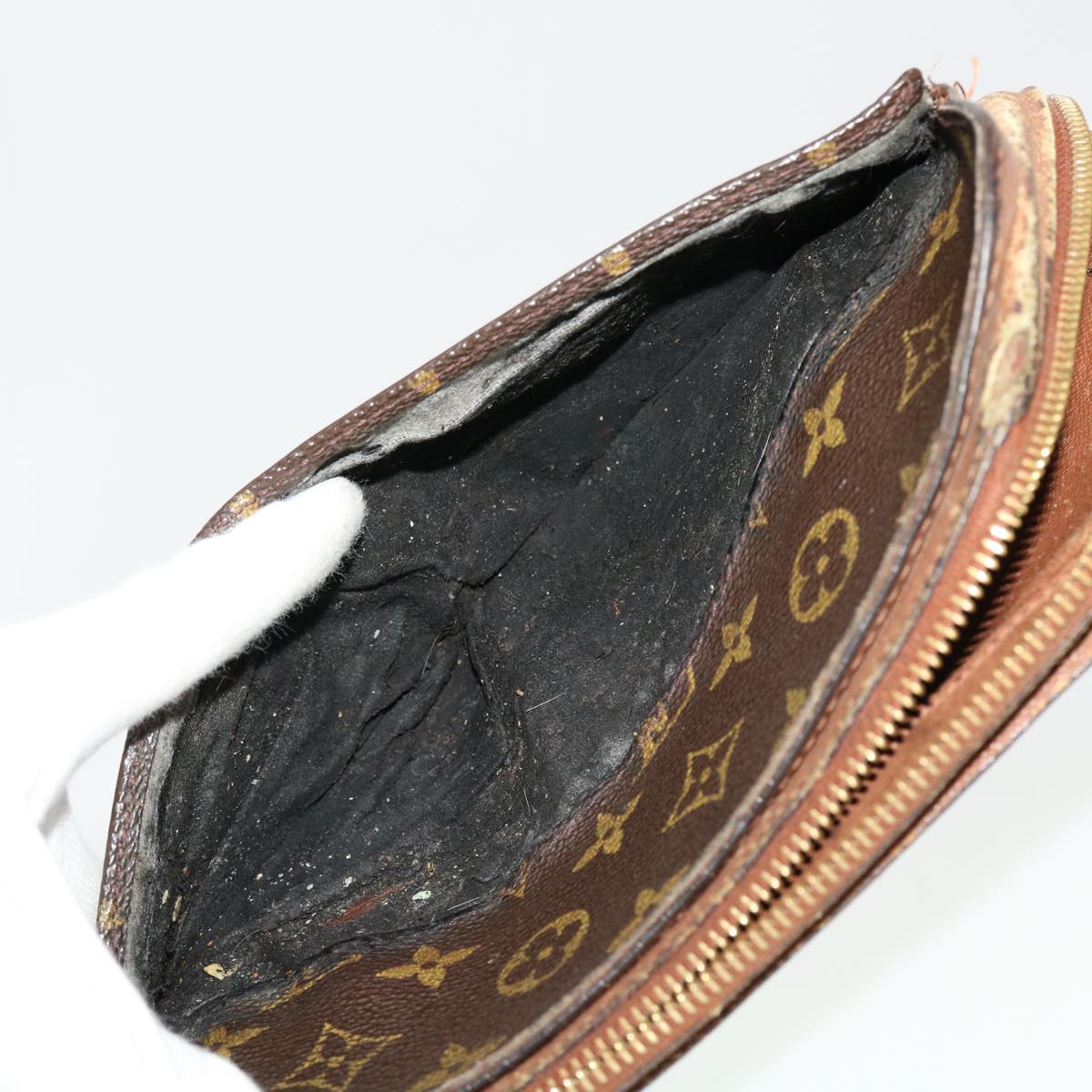 LOUIS VUITTON Monogram Orsay Clutch Bag M51790 LV Auth 40783