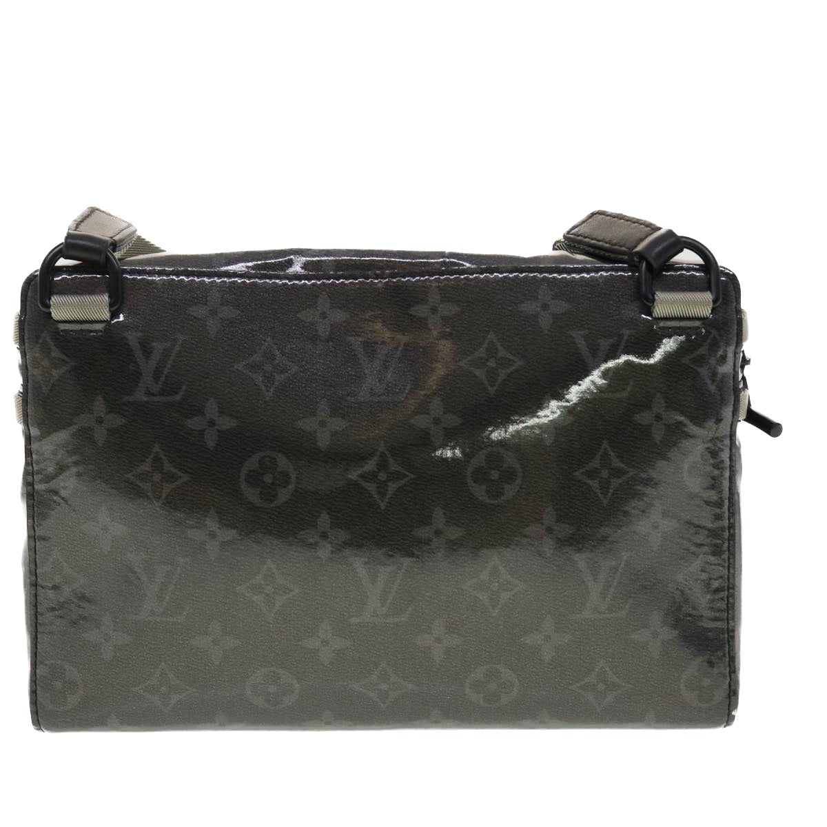 LOUIS VUITTON Monogram Eclipse Glaze Messenger PM Shoulder Bag M52218 Auth 40800 - 0