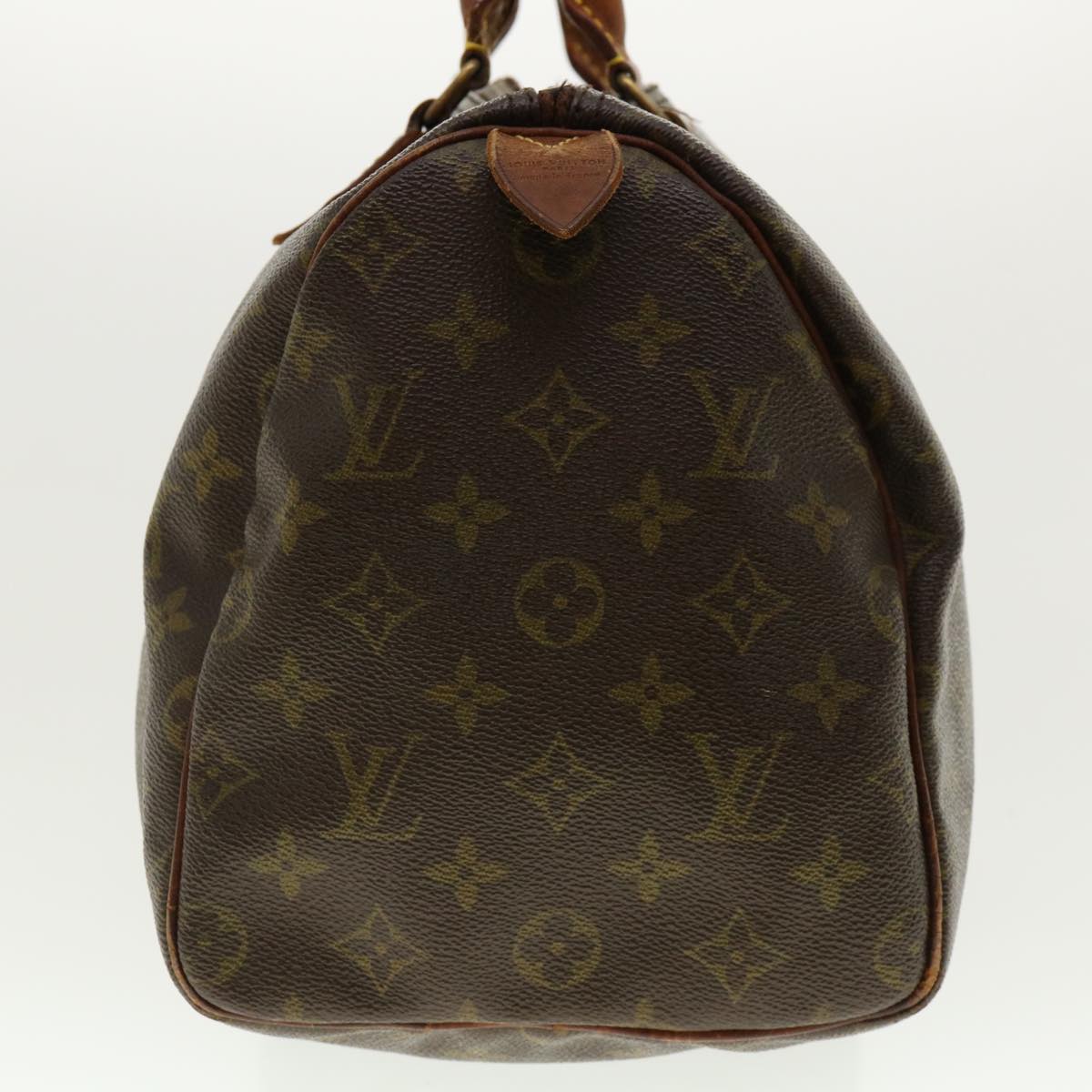 LOUIS VUITTON Monogram Speedy 30 Hand Bag M41526 LV Auth 40822