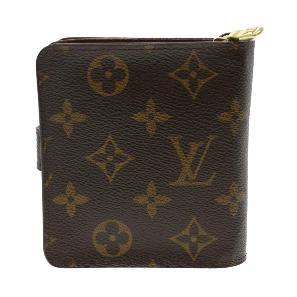 LOUIS VUITTON Monogram Compact Zip Wallet M61667 LV Auth 40850 - 0