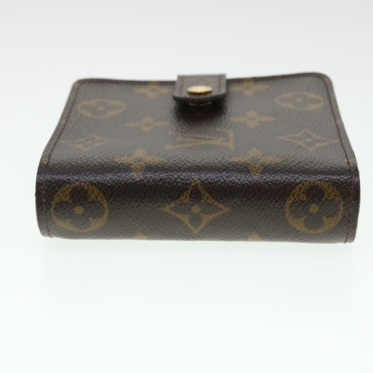 LOUIS VUITTON Monogram Compact Zip Wallet M61667 LV Auth 40850