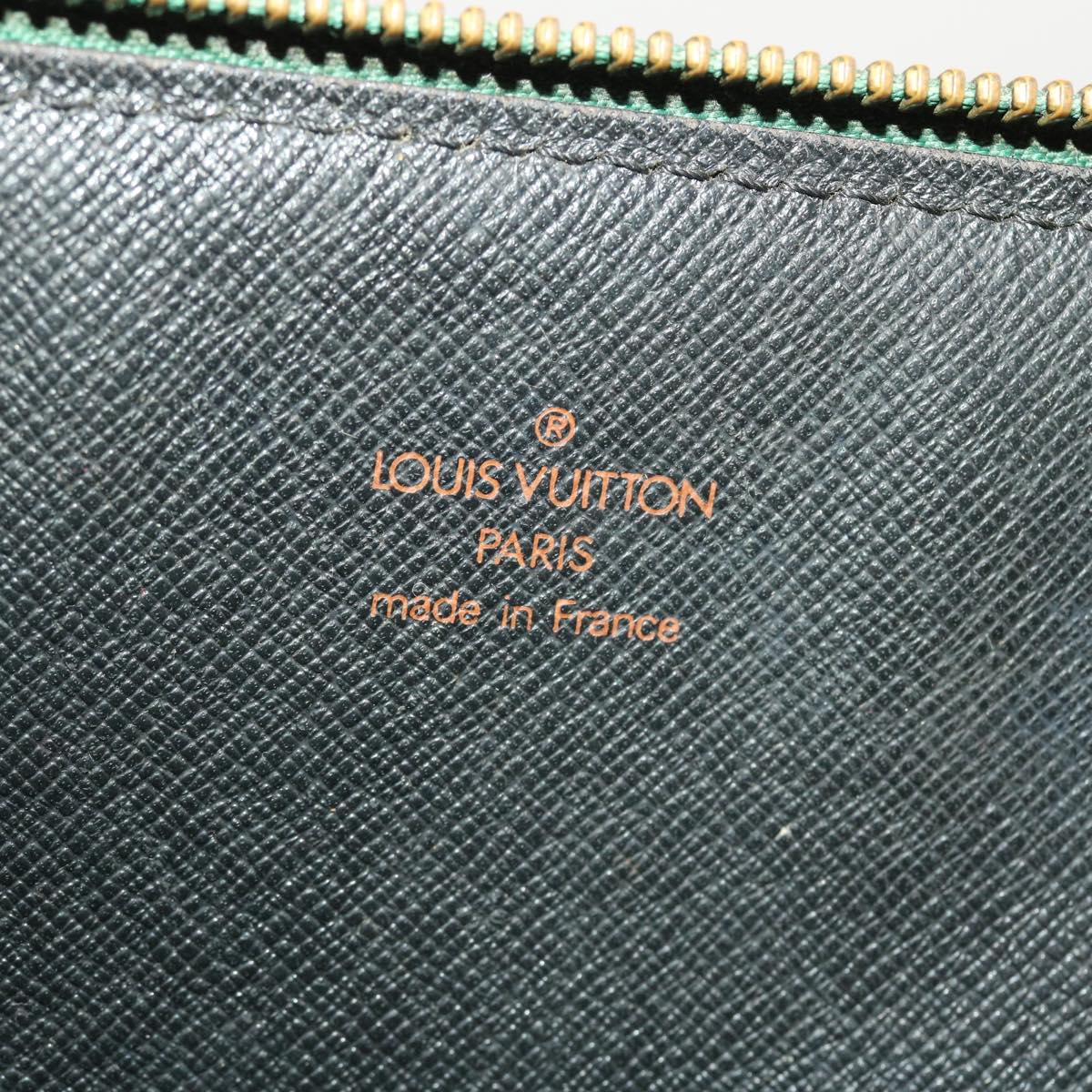 LOUIS VUITTON Epi Posh Documents Clutch Bag Green M54494 LV Auth 40864