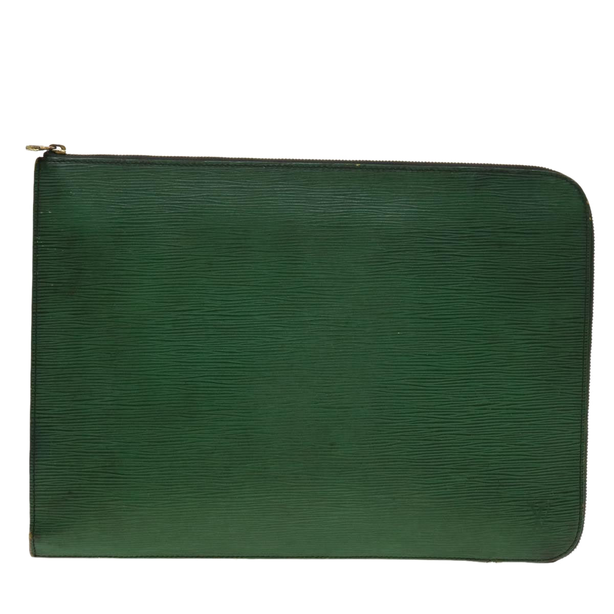 LOUIS VUITTON Epi Posh Documents Clutch Bag Green M54494 LV Auth 40864