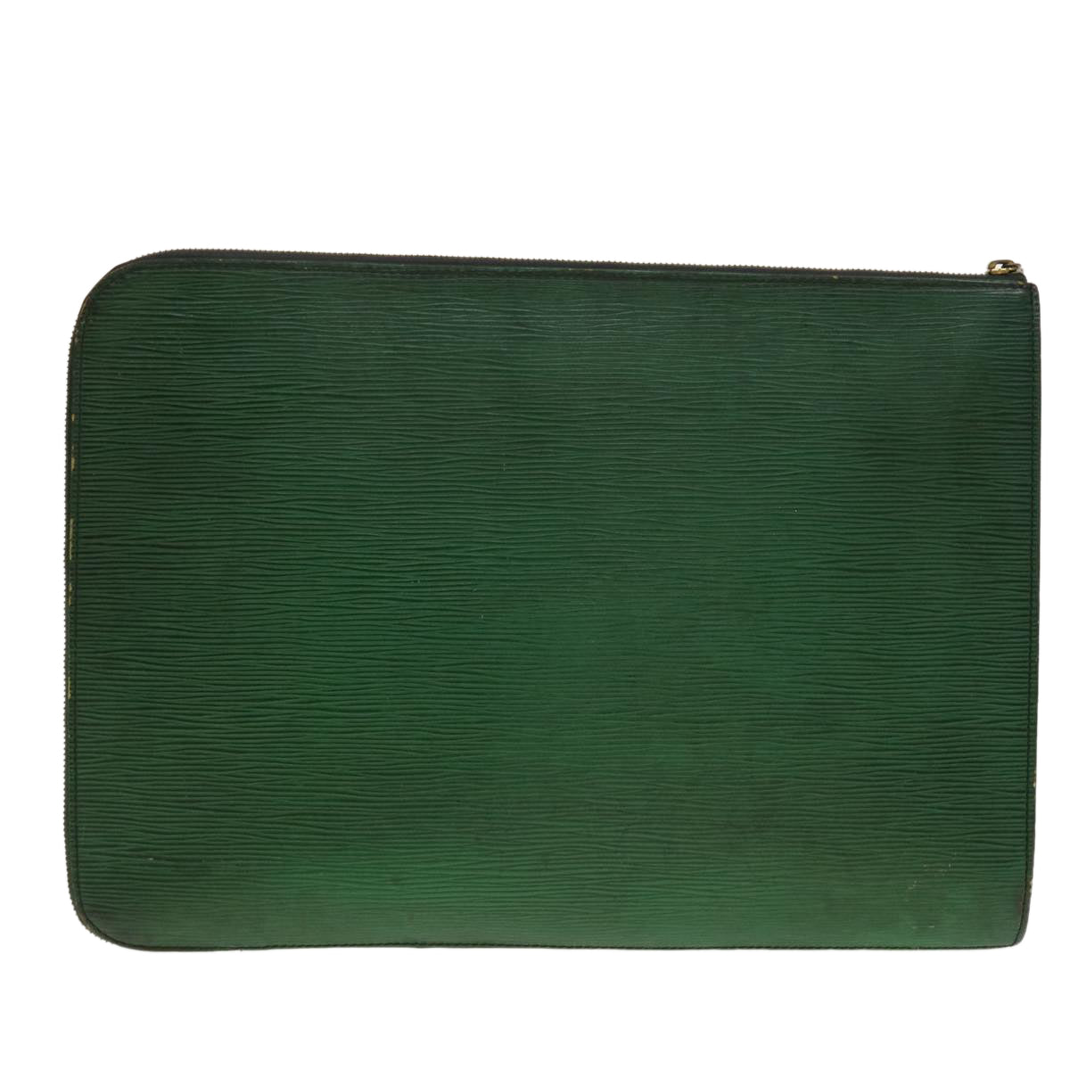 LOUIS VUITTON Epi Posh Documents Clutch Bag Green M54494 LV Auth 40864 - 0