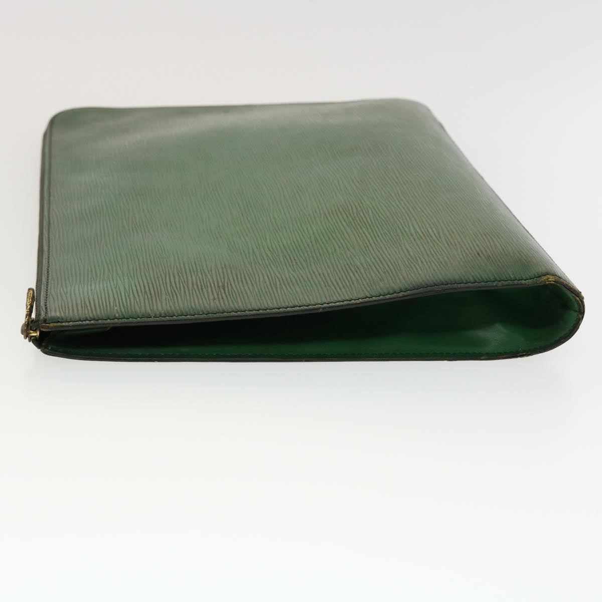 LOUIS VUITTON Epi Posh Documents Clutch Bag Green M54494 LV Auth 40864