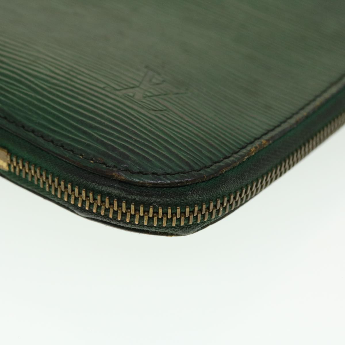 LOUIS VUITTON Epi Posh Documents Clutch Bag Green M54494 LV Auth 40864