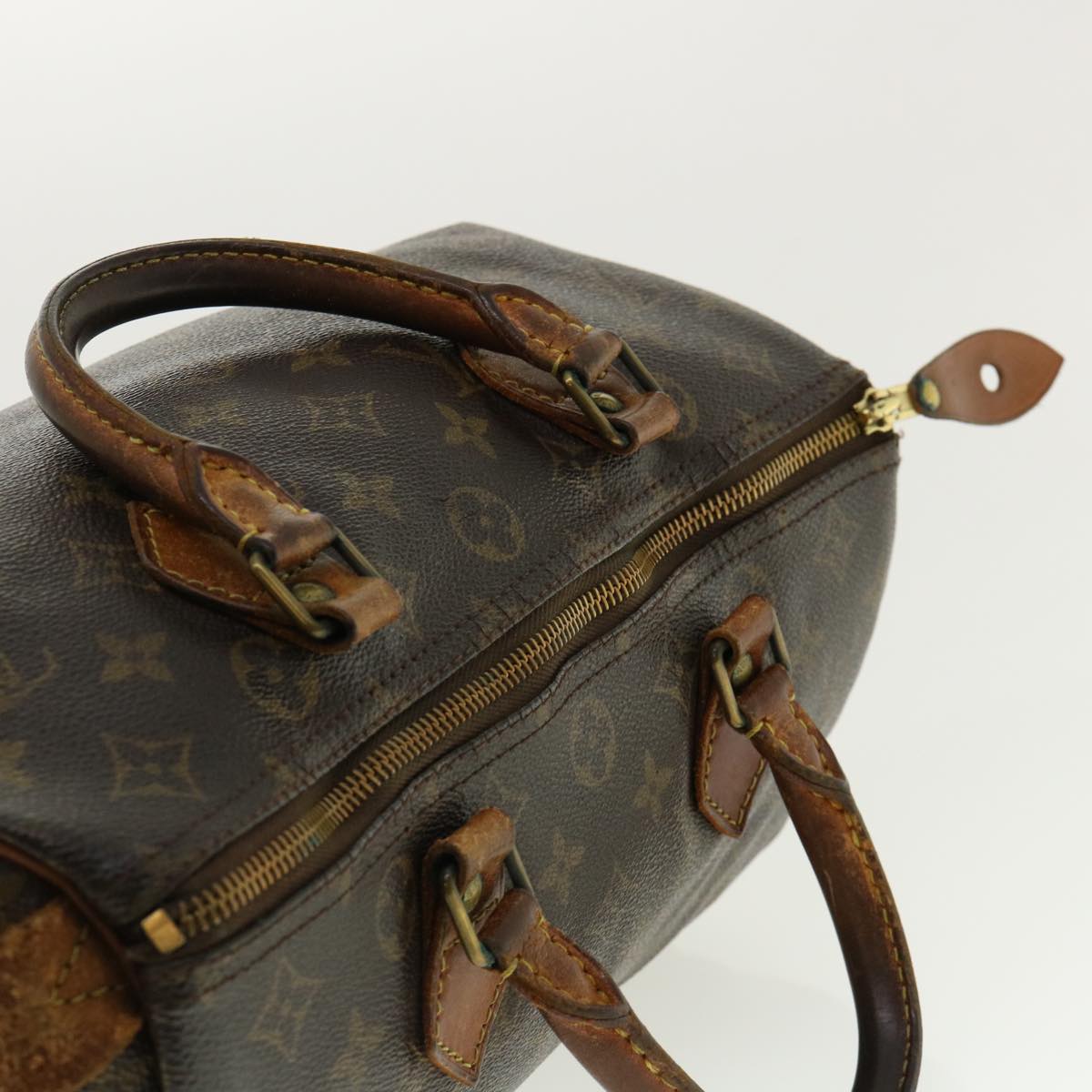 LOUIS VUITTON Monogram Speedy 30 Hand Bag M41526 LV Auth 40873