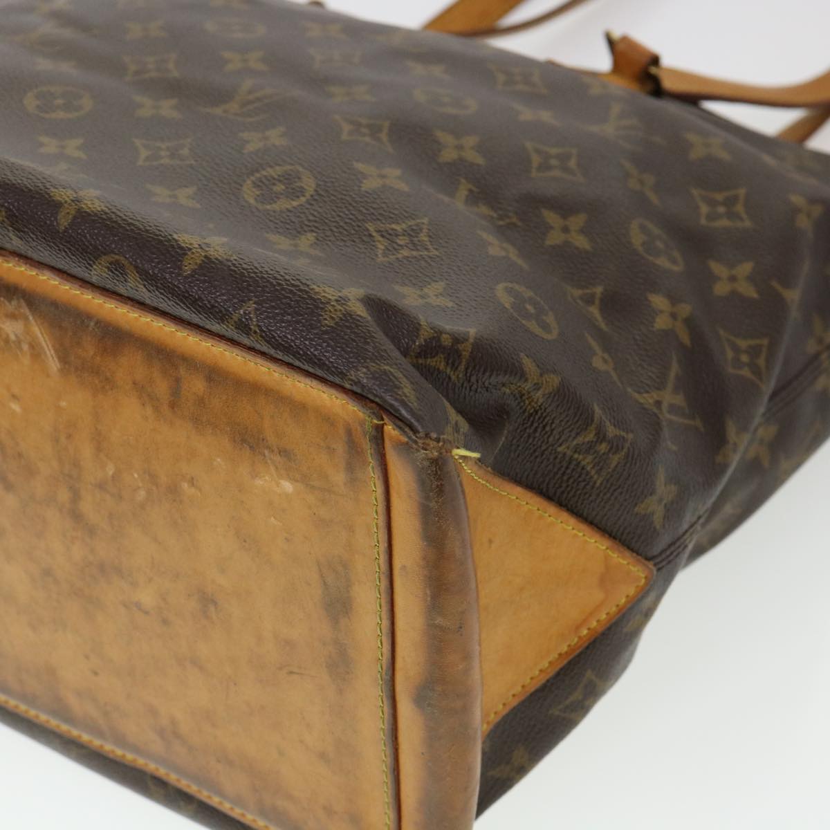 LOUIS VUITTON Monogram Cabas Mezzo Tote Bag M51151 LV Auth 40903