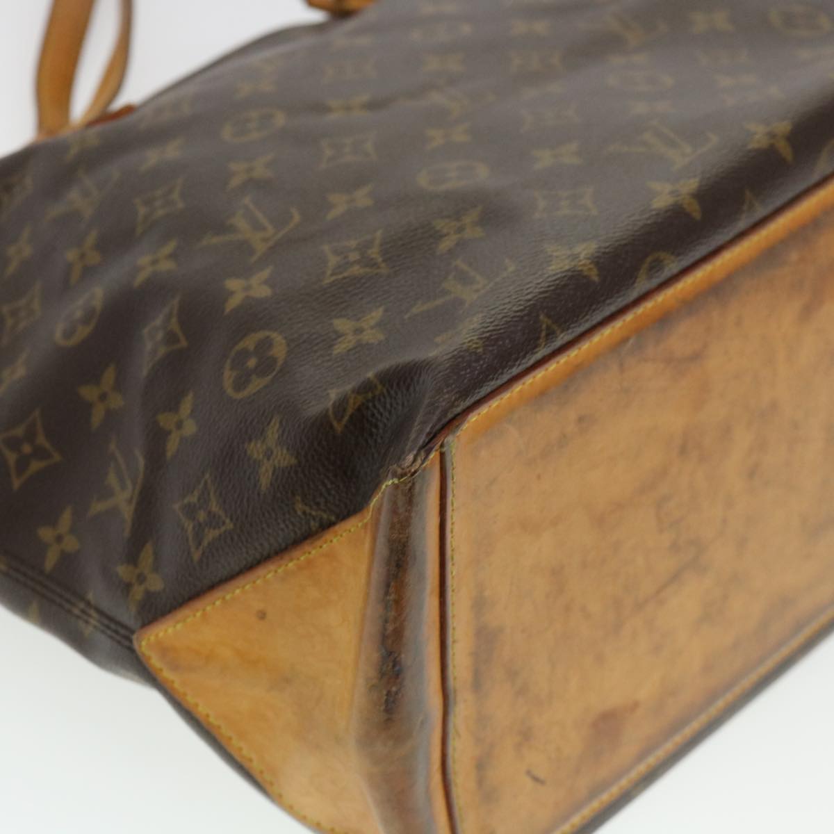 LOUIS VUITTON Monogram Cabas Mezzo Tote Bag M51151 LV Auth 40903