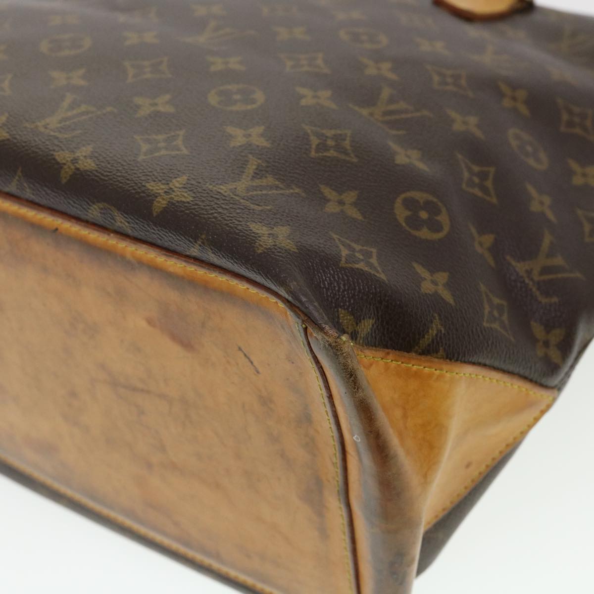 LOUIS VUITTON Monogram Cabas Mezzo Tote Bag M51151 LV Auth 40903