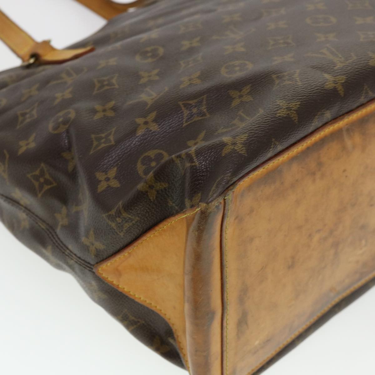 LOUIS VUITTON Monogram Cabas Mezzo Tote Bag M51151 LV Auth 40903