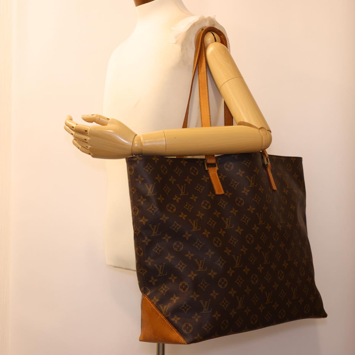 LOUIS VUITTON Monogram Cabas Alto Tote Bag M51152 LV Auth 40904