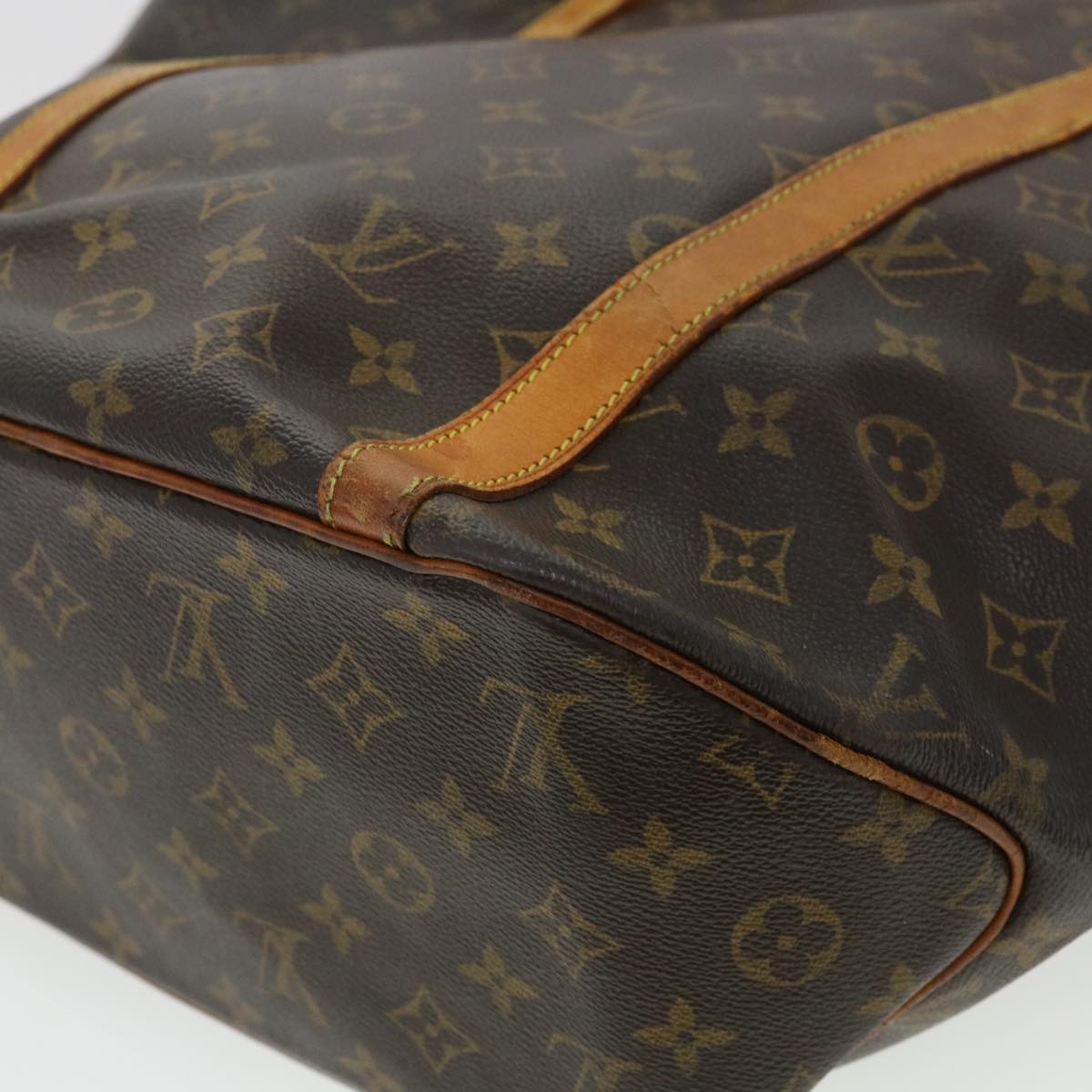 LOUIS VUITTON Monogram Sac Shopping Tote Bag M51108 LV Auth 40906